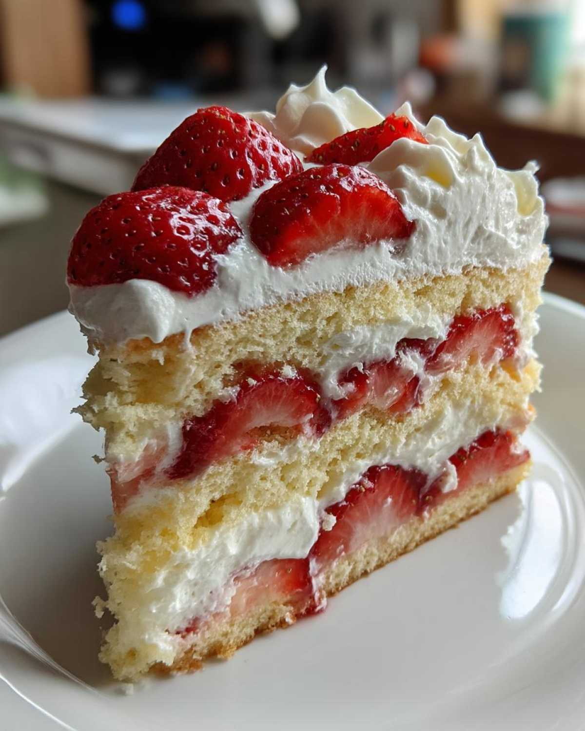 Classic Strawberry Shortcake with Whipped Cream - detail 3