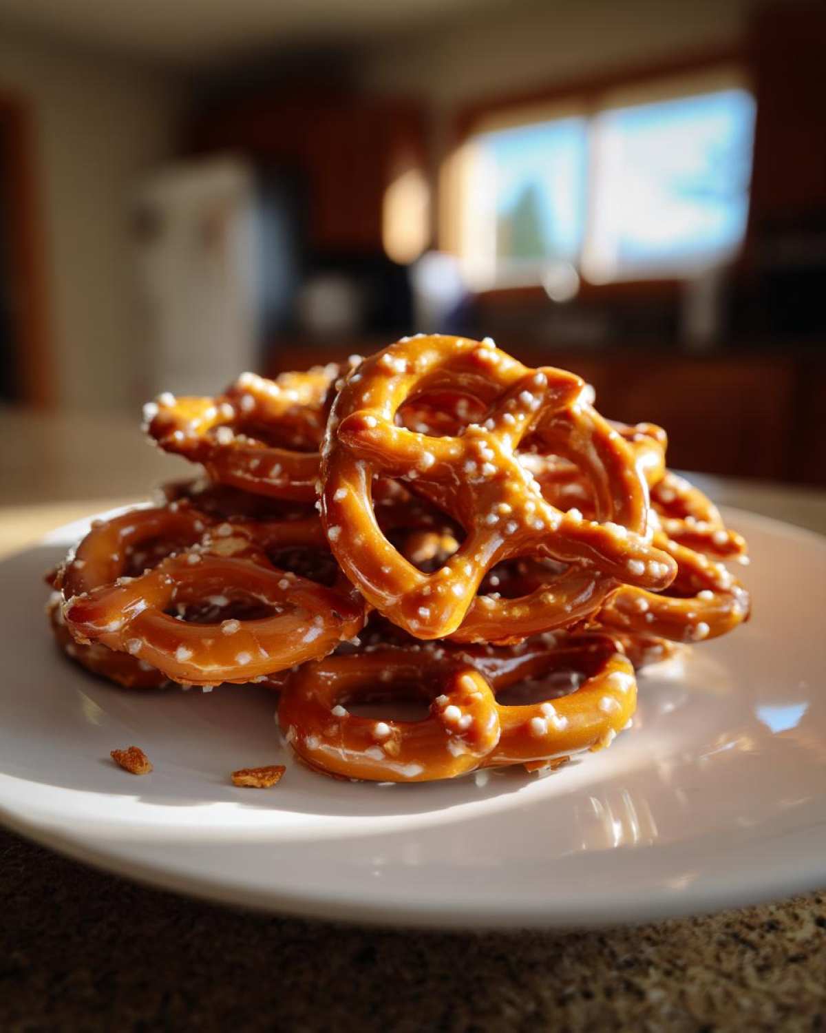 White Chocolate Pumpkin Spice Pretzels - detail 2
