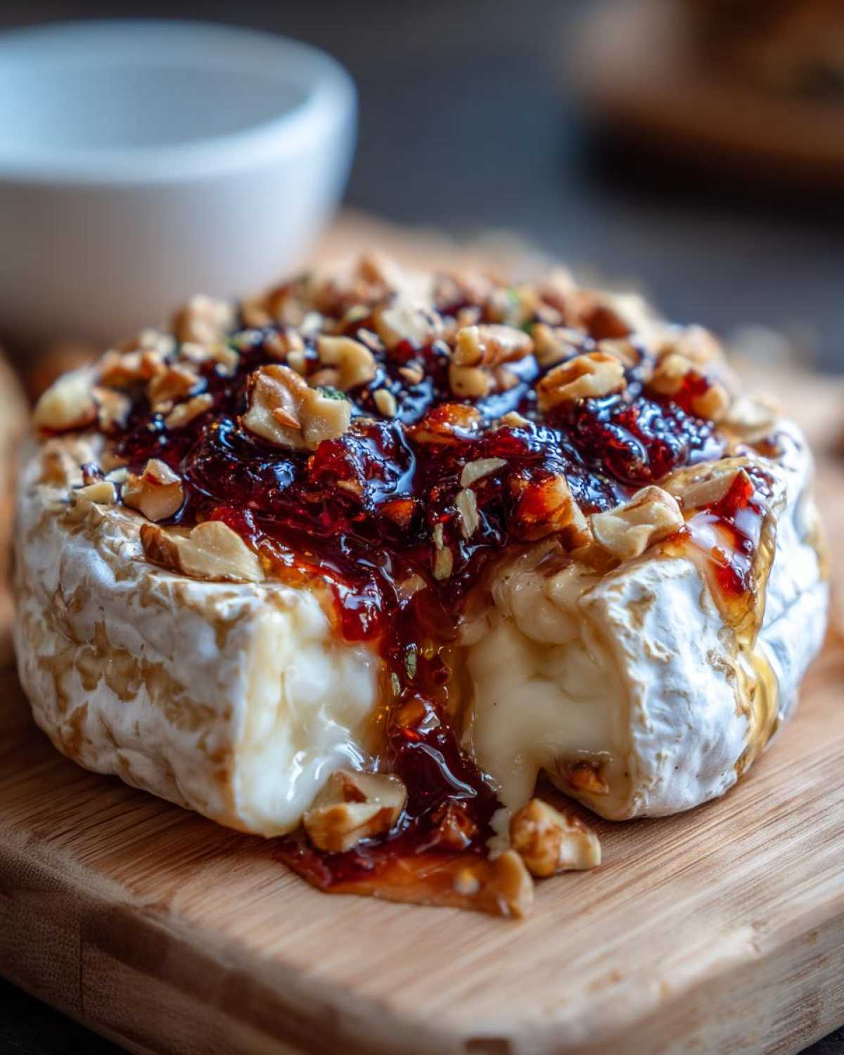 Baked Brie with Fig Jam - detail 1