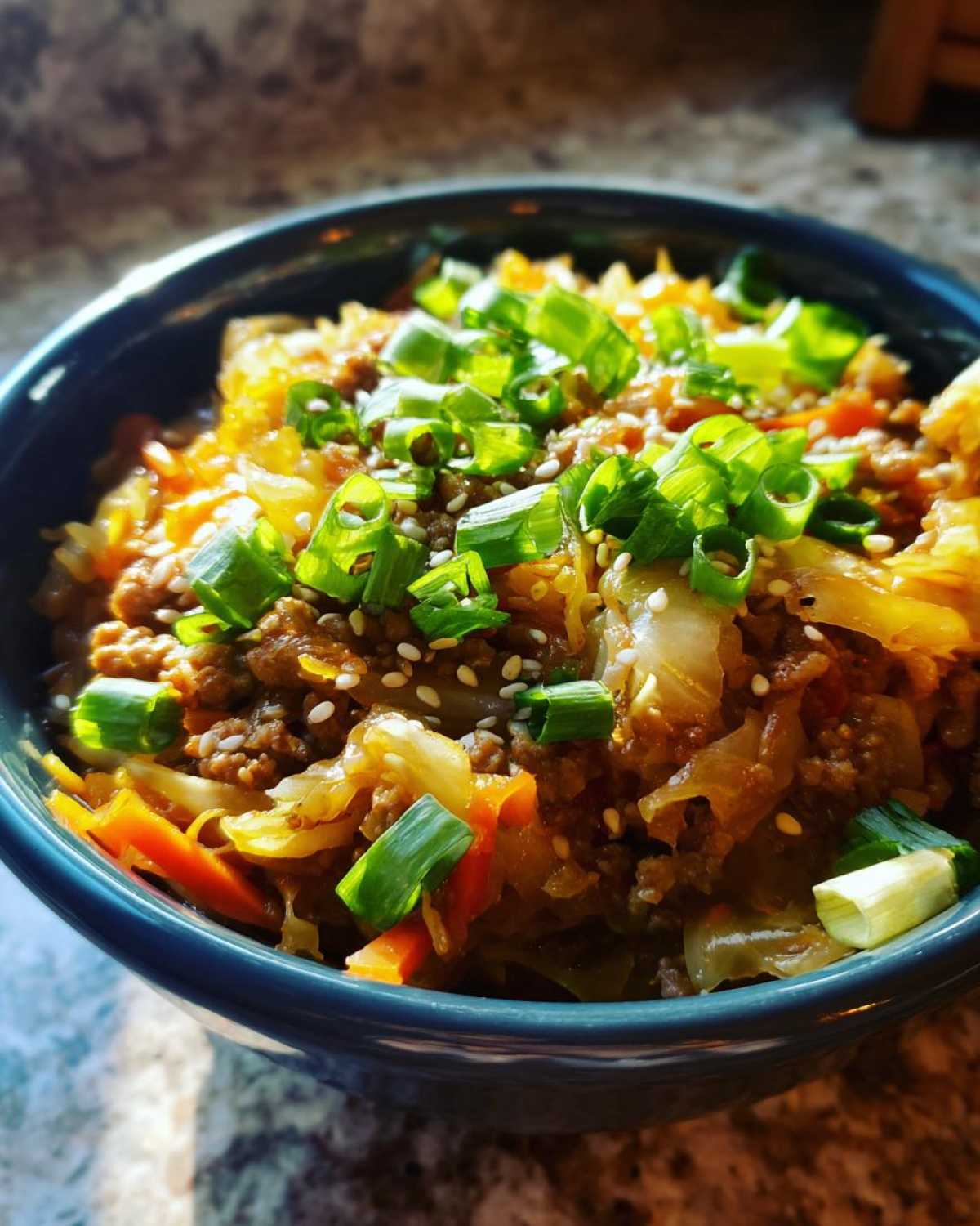 Egg Roll in a Bowl - detail 1