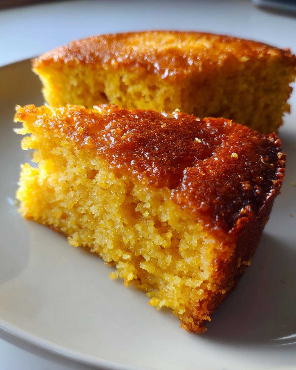 Skillet Honey Cornbread - detail 1