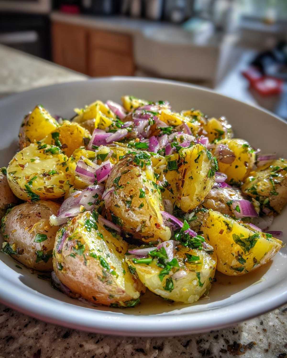 Potato salad without mayo - detail 1