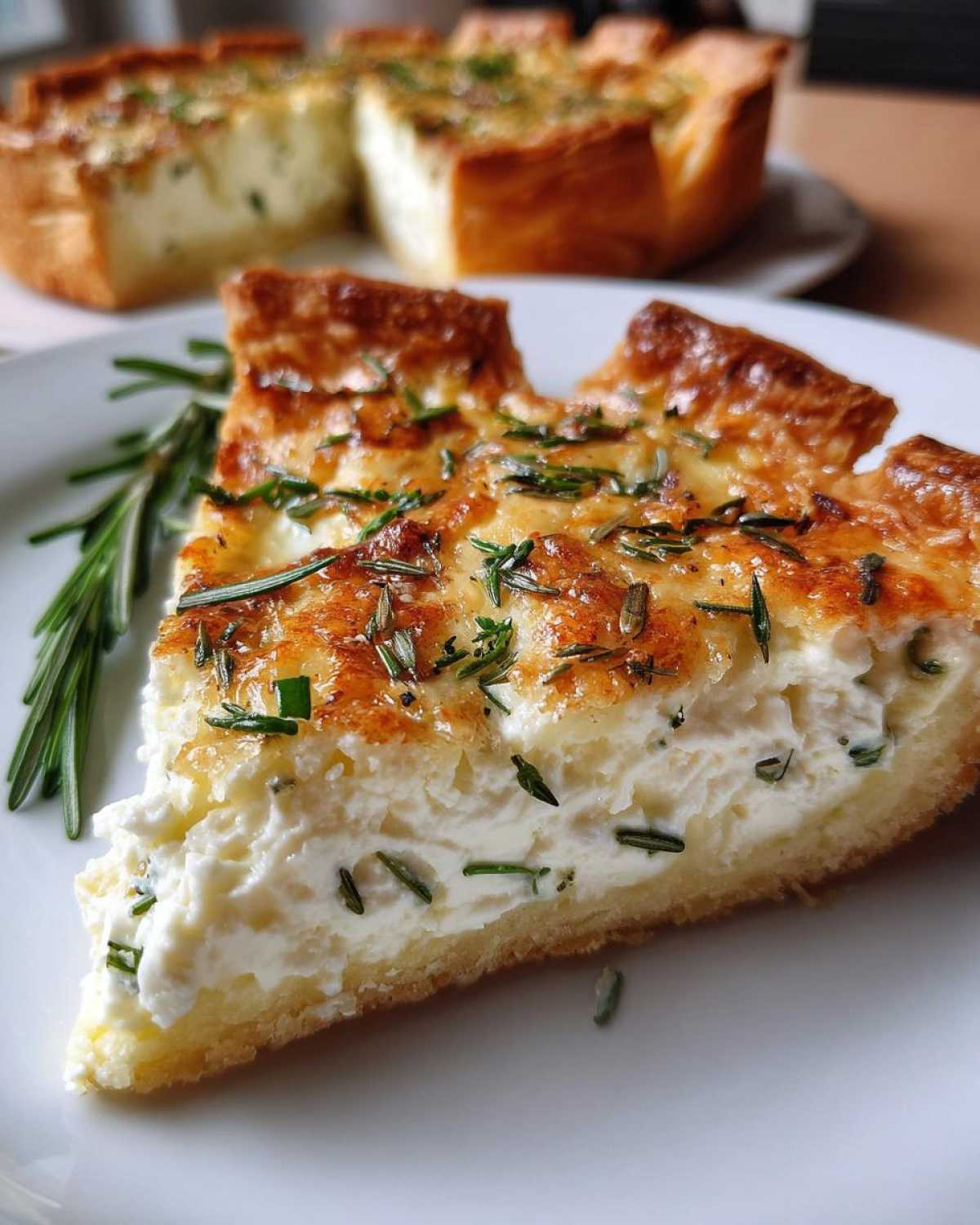 Rosemary Goat Cheese Tart - detail 3