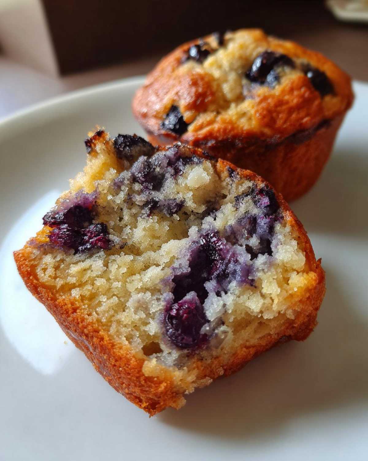 Gluten-free blueberry muffins - detail 1