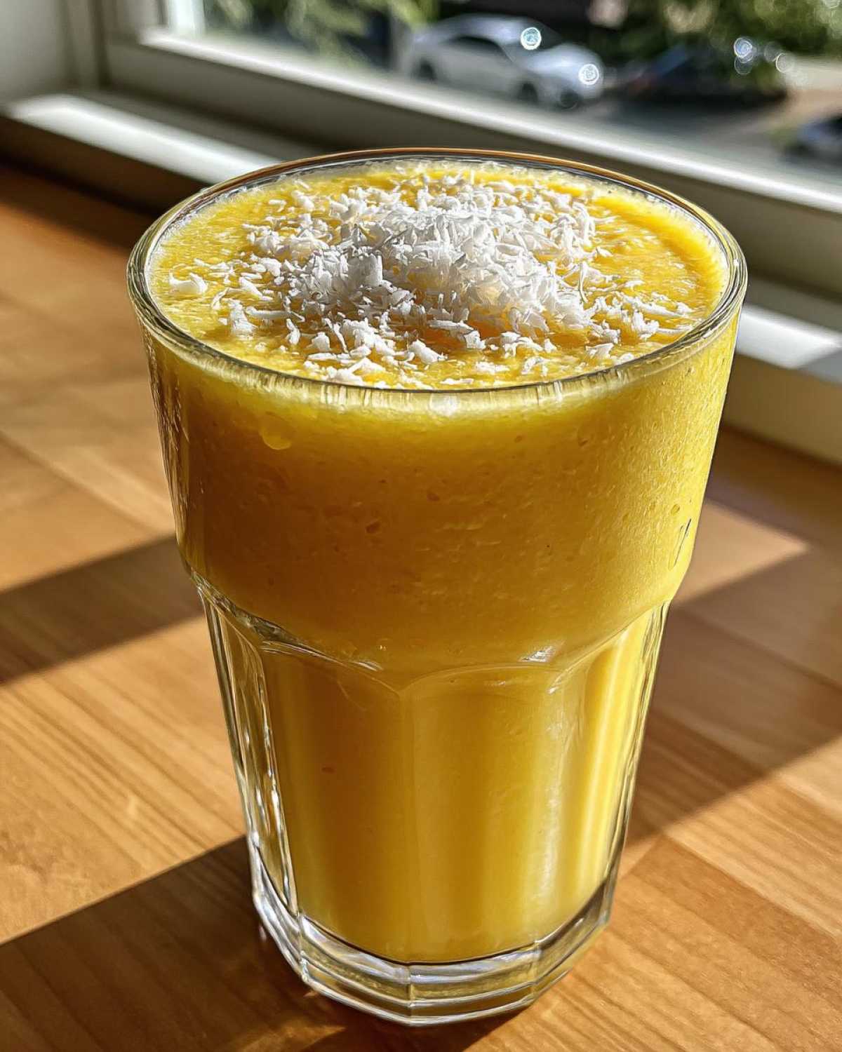 Tropical Pineapple Coconut Smoothie - detail 1