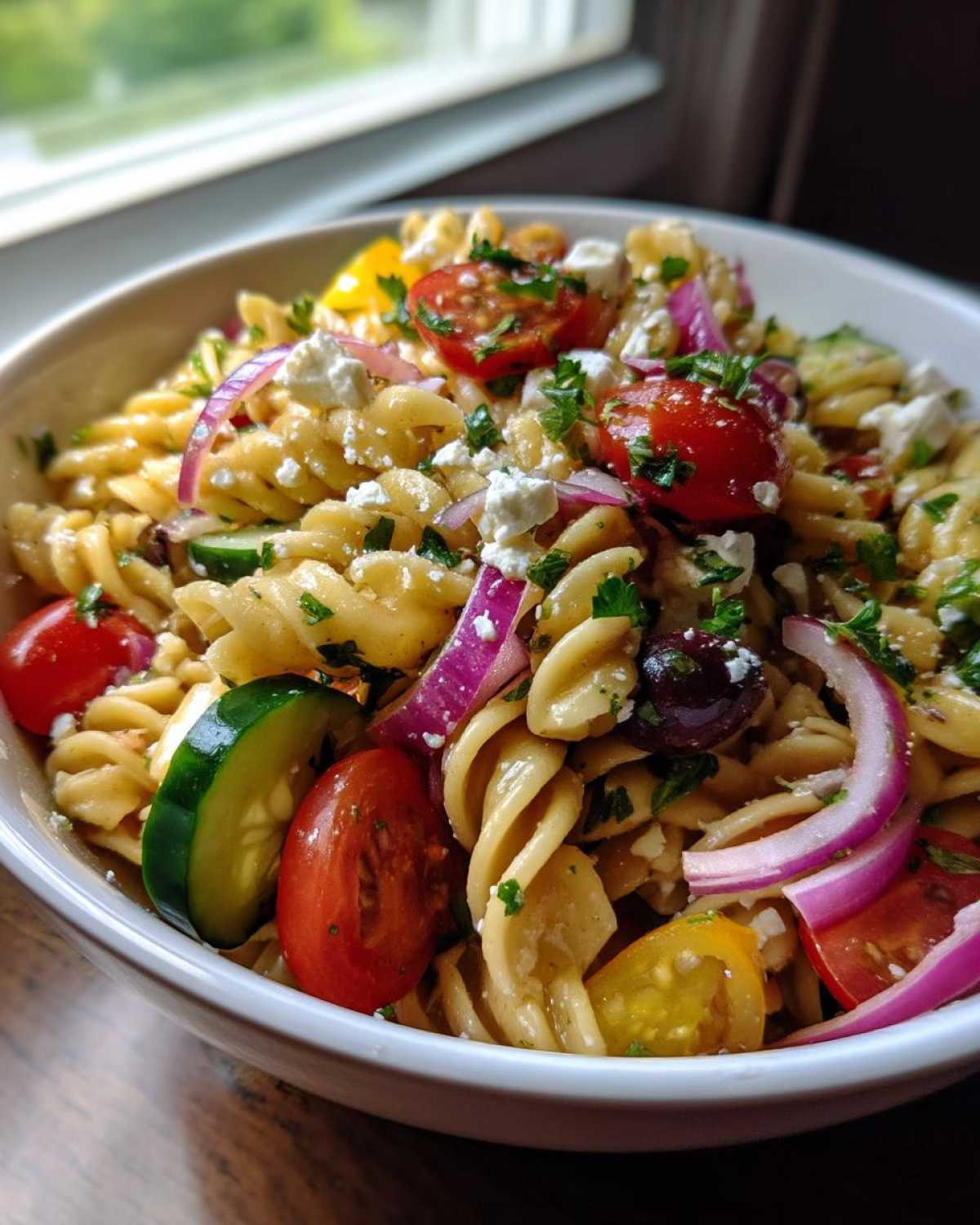 Mediterranean Pasta Salad - detail 2