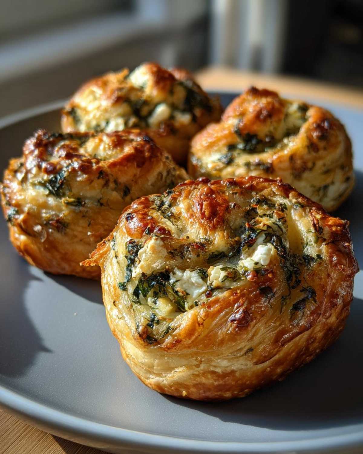 Spinach & Feta Puff Pastry Bites - detail 3