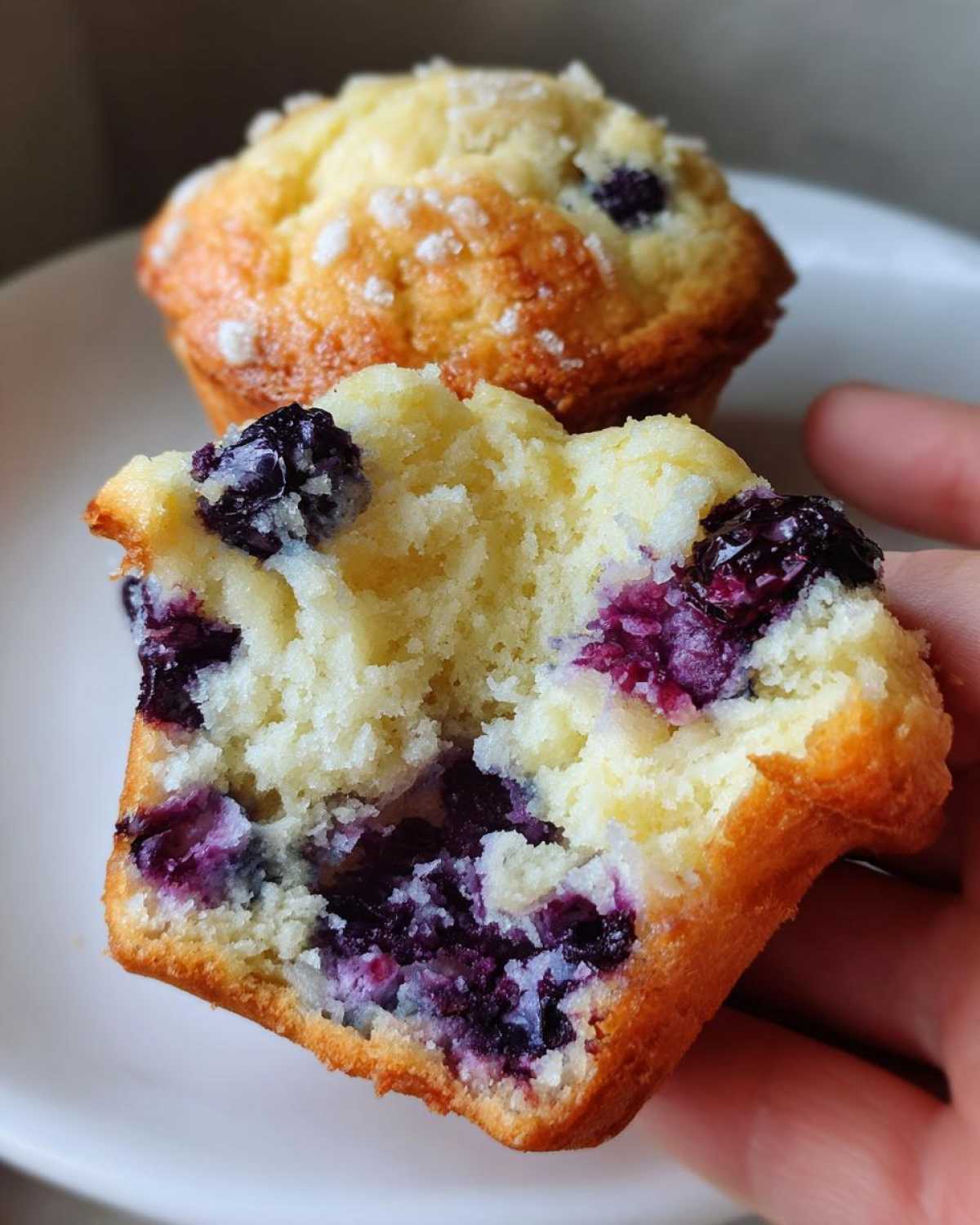 Classic blueberry muffins - detail 2