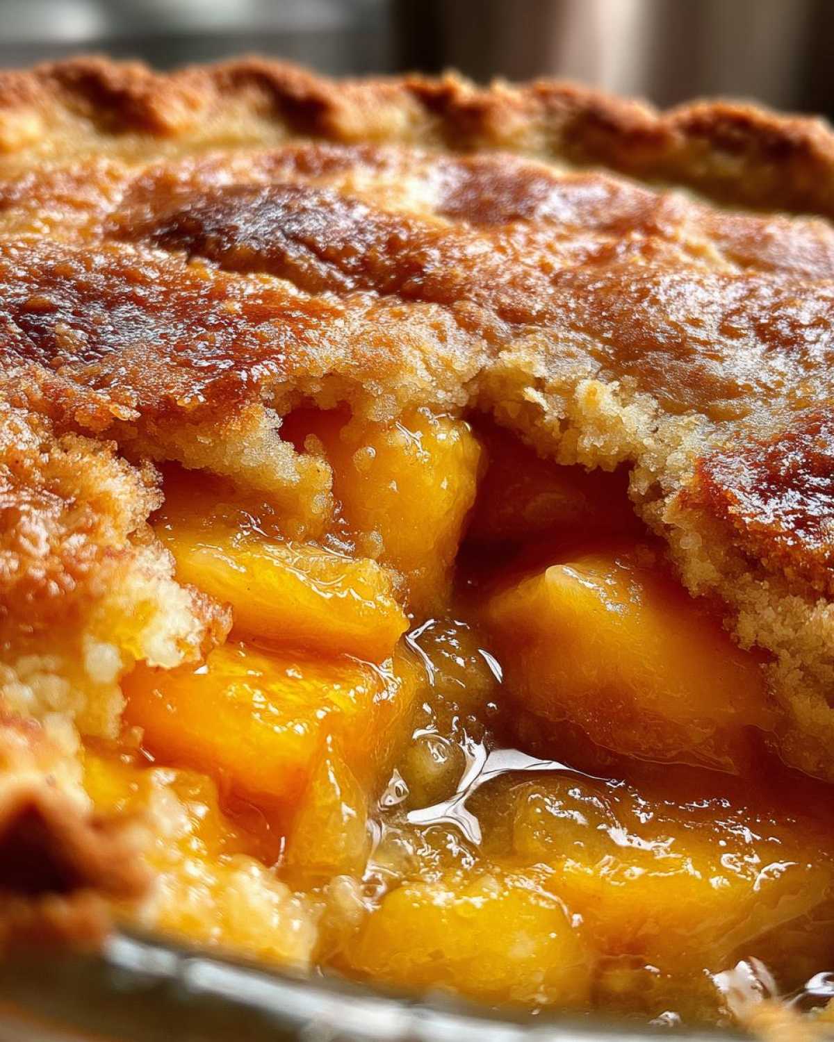 Homemade Peach Cobbler (with Fresh Peaches) - detail 4