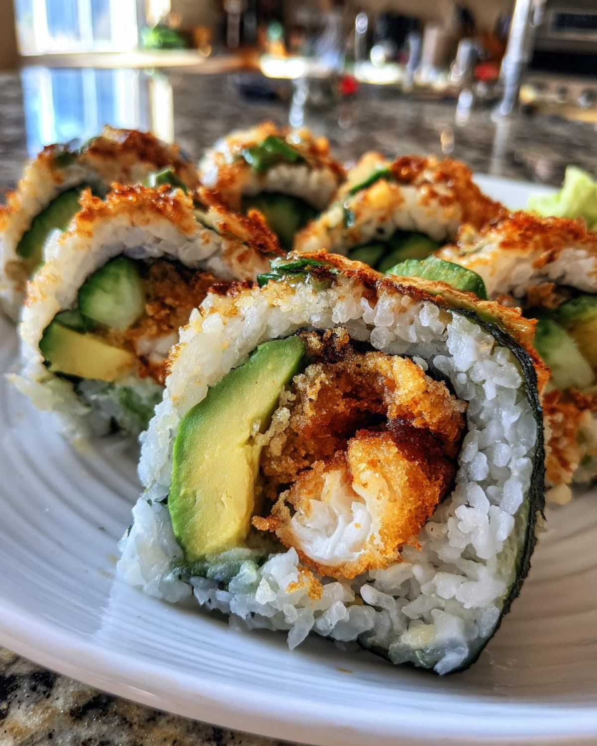 Shrimp Tempura Sushi Roll - detail 3