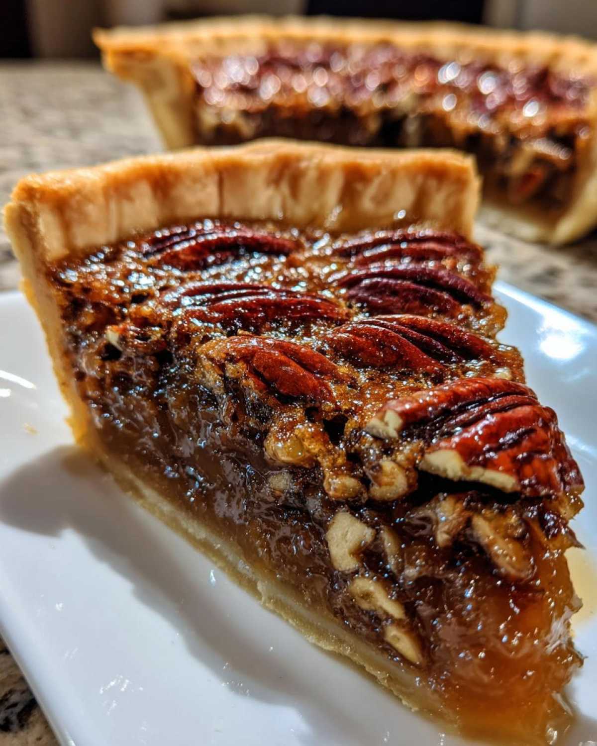 Brown Butter Bourbon Pecan Pie - detail 1
