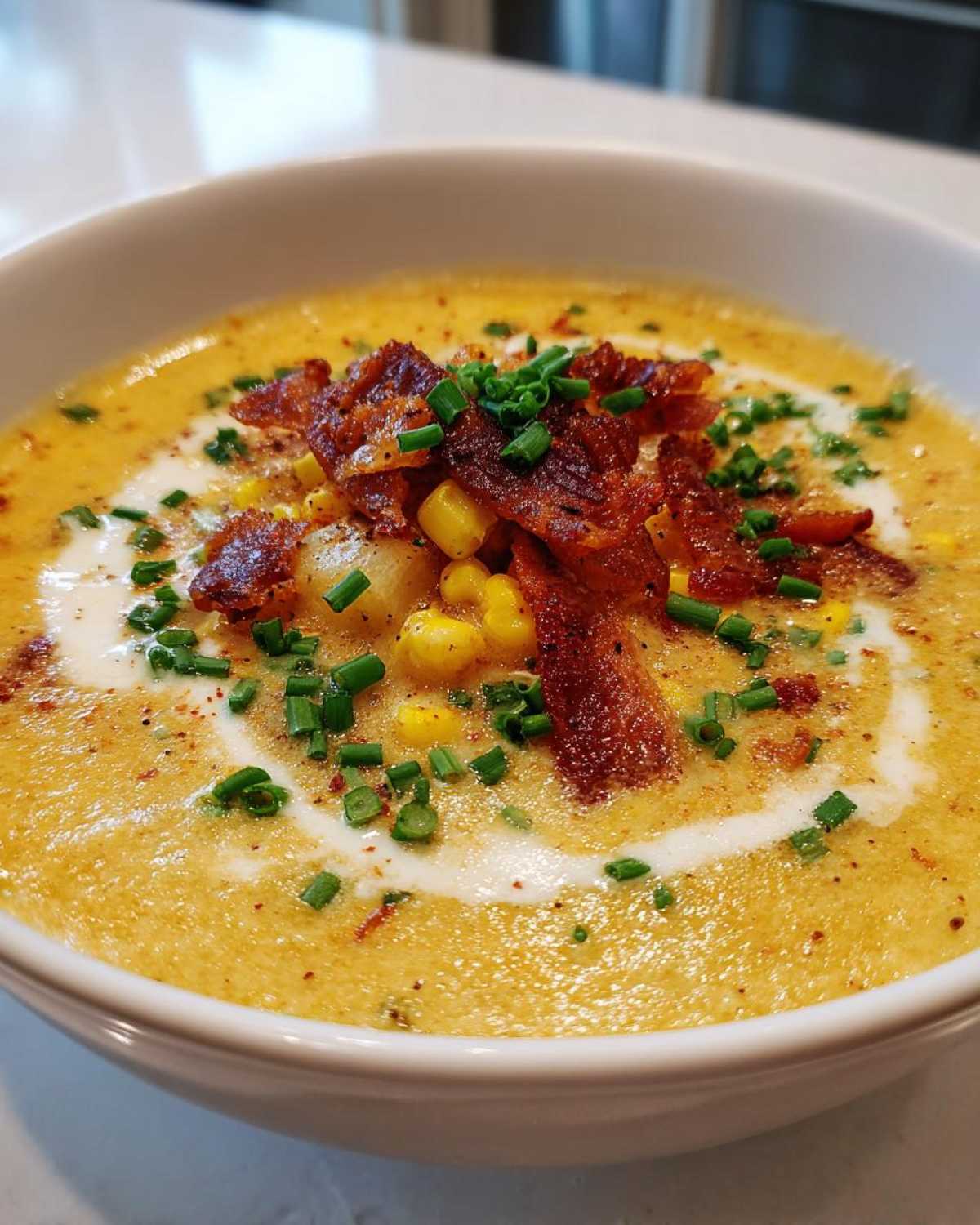 Creamy Corn Chowder - detail 2