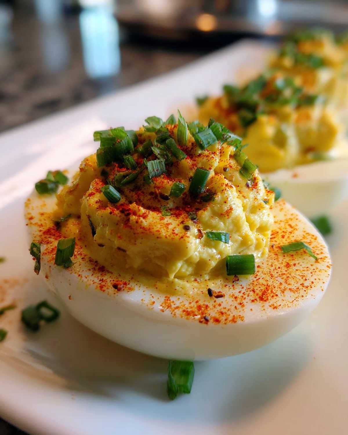 Deviled eggs garnishes - detail 3