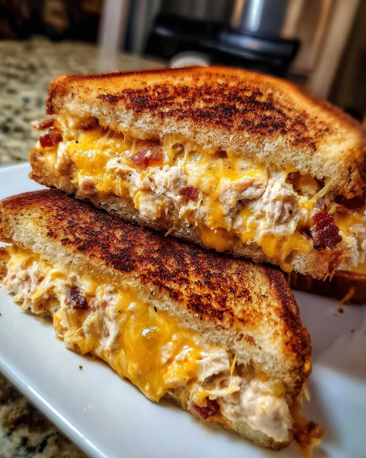 Bacon tuna melt - detail 1