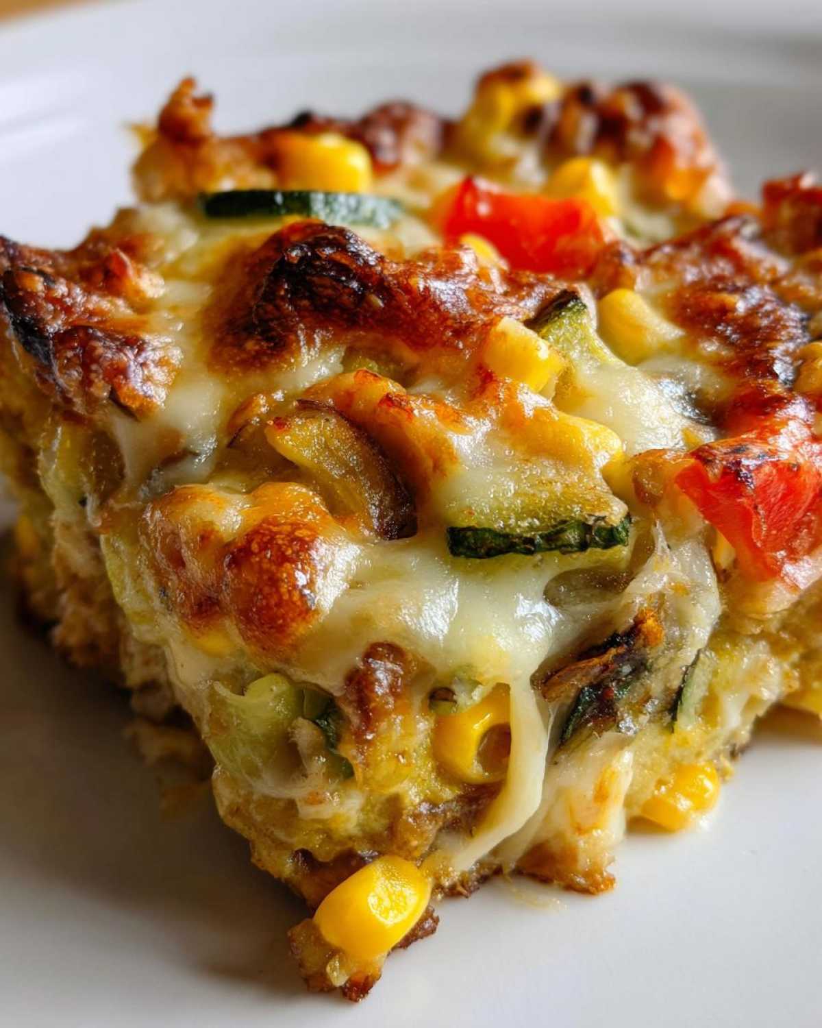 Mexican squash casserole - detail 4