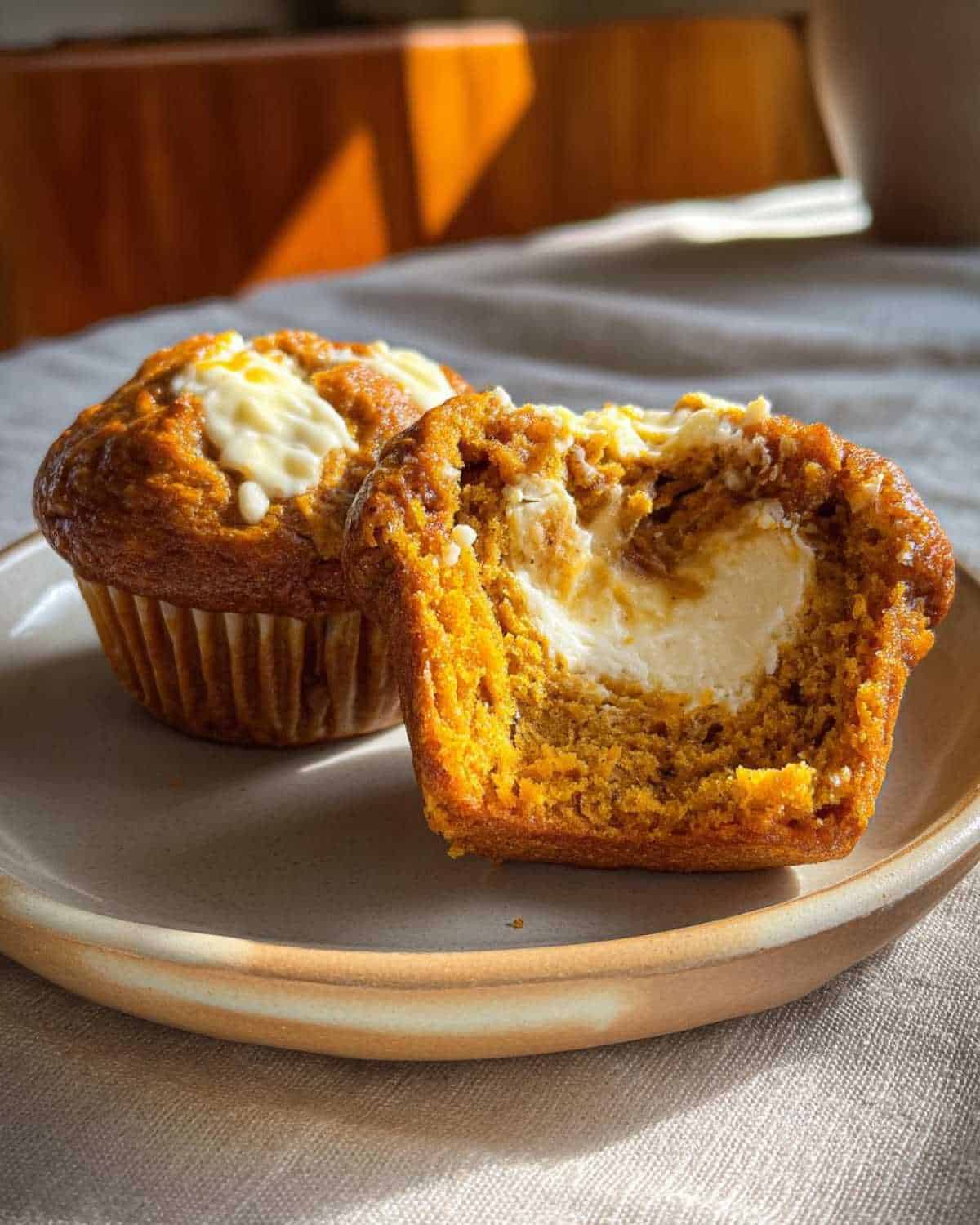 Pumpkin Cream Cheese Muffins - detail 2
