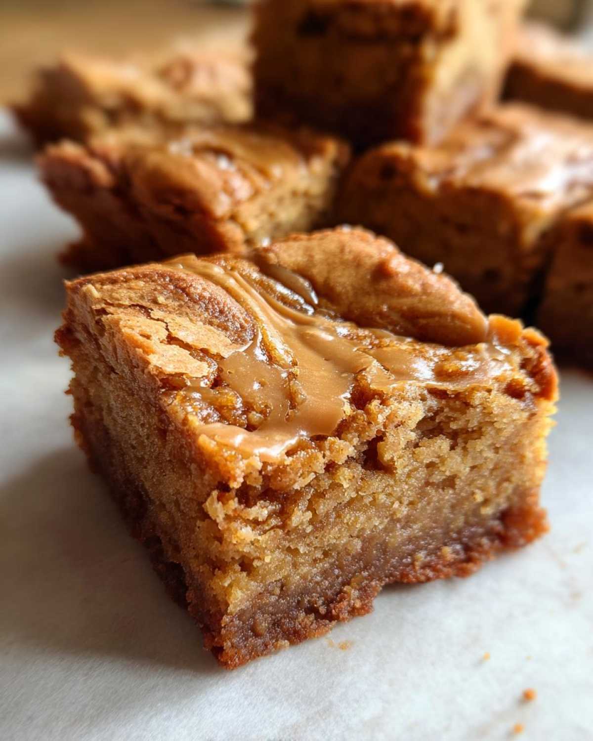 Cookie Butter Blondies - detail 3