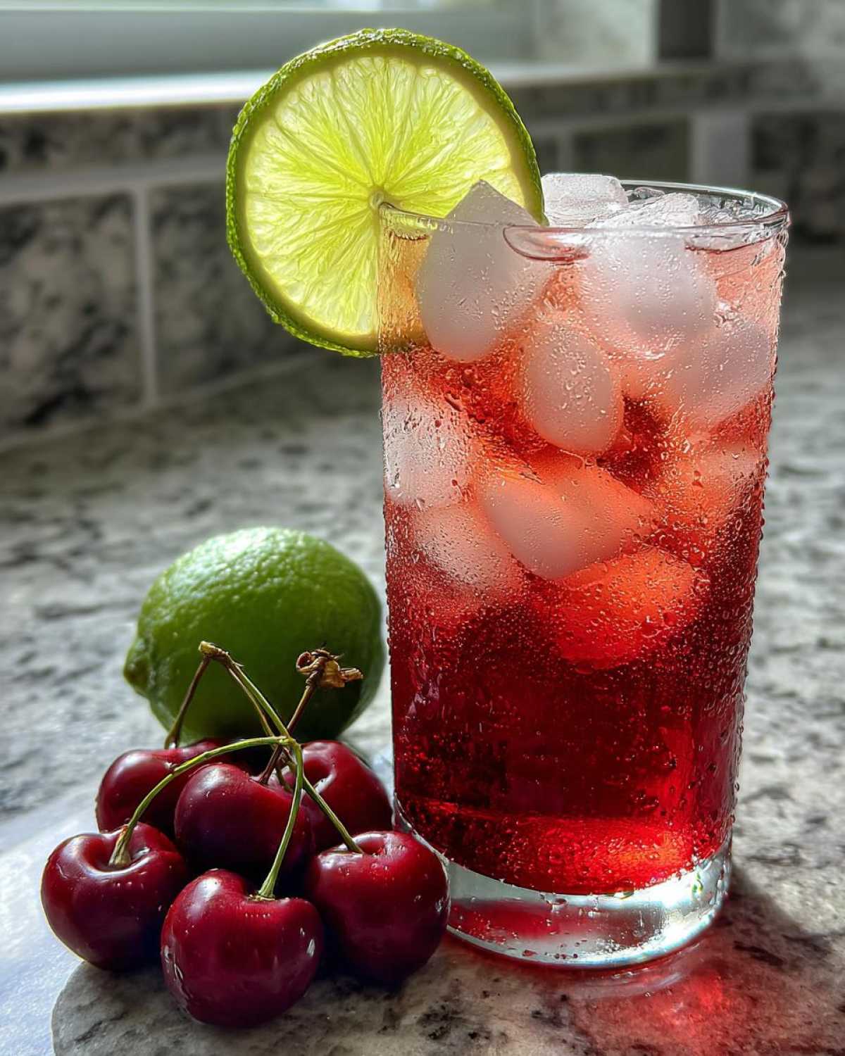 Cherry Limeade Cooler - detail 4