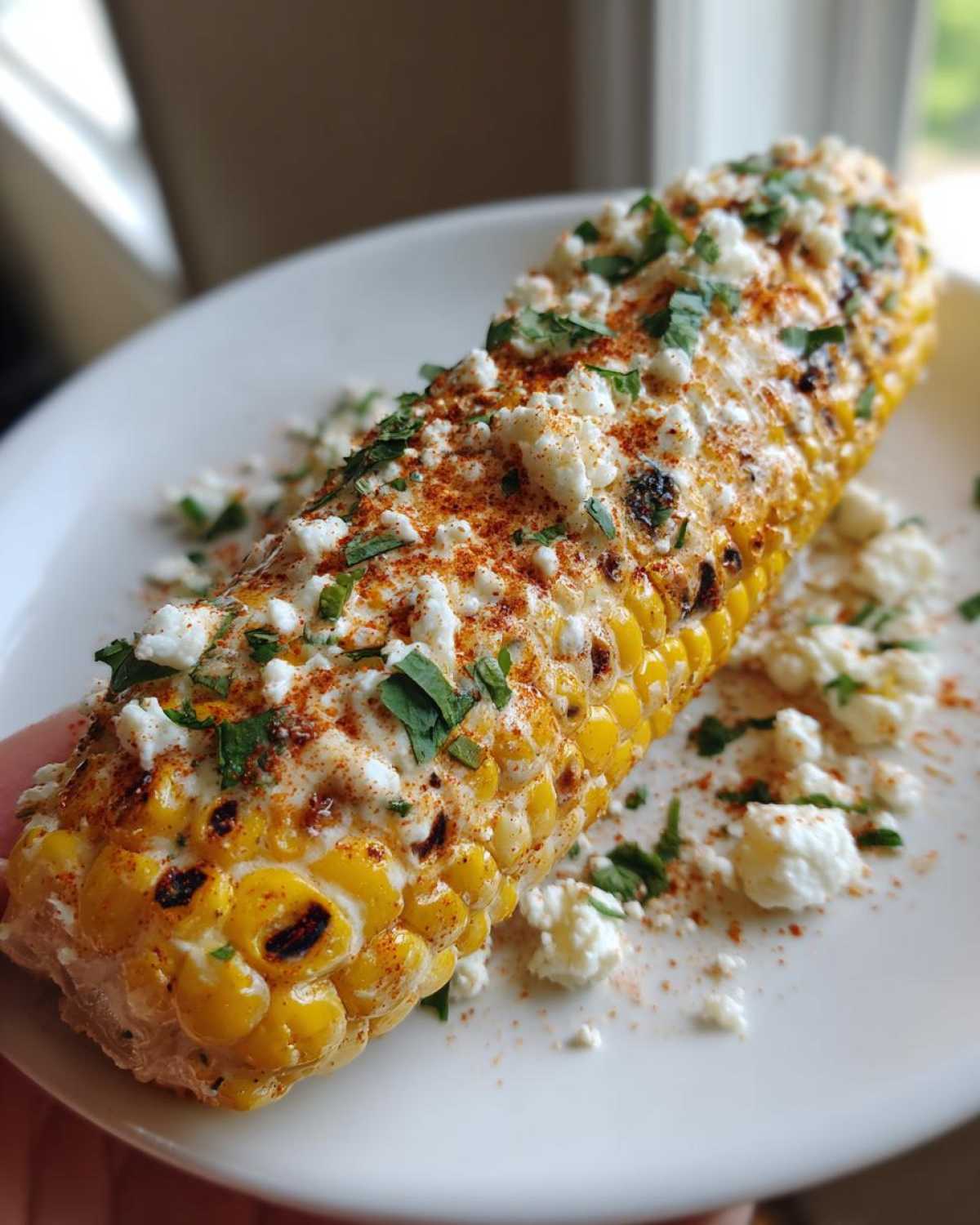 Grilled elote - detail 3