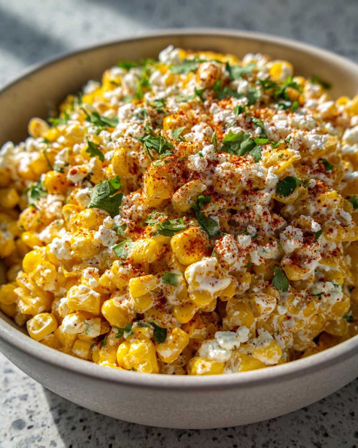 Mexican street corn salad - detail 2