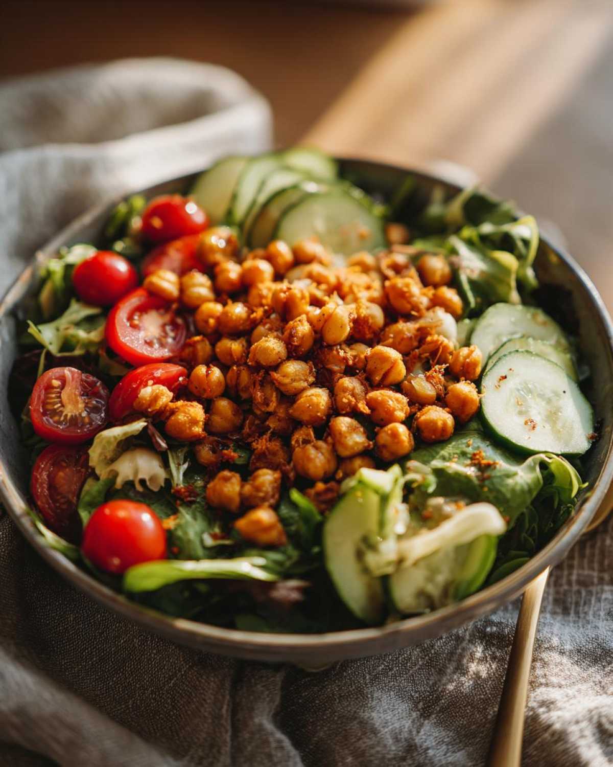 Crispy Chickpea Salad - detail 4