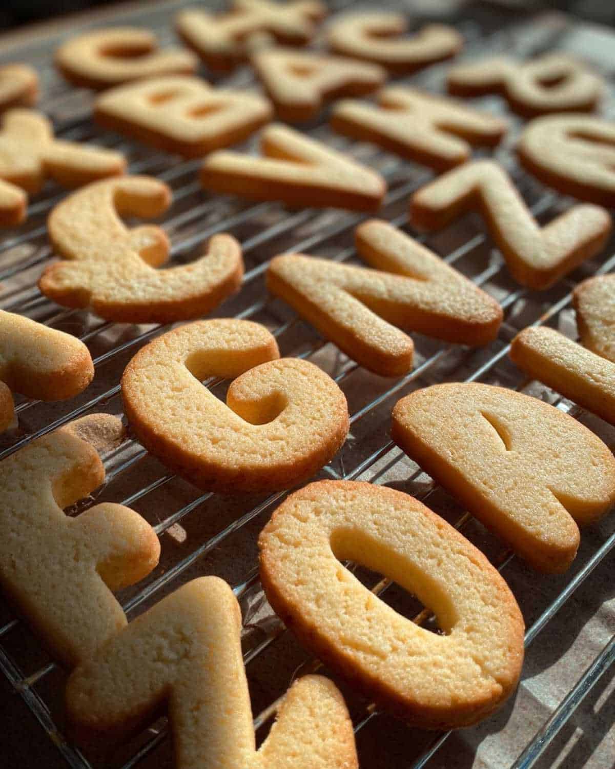 Alphabet & Number Sugar Cookies - detail 2