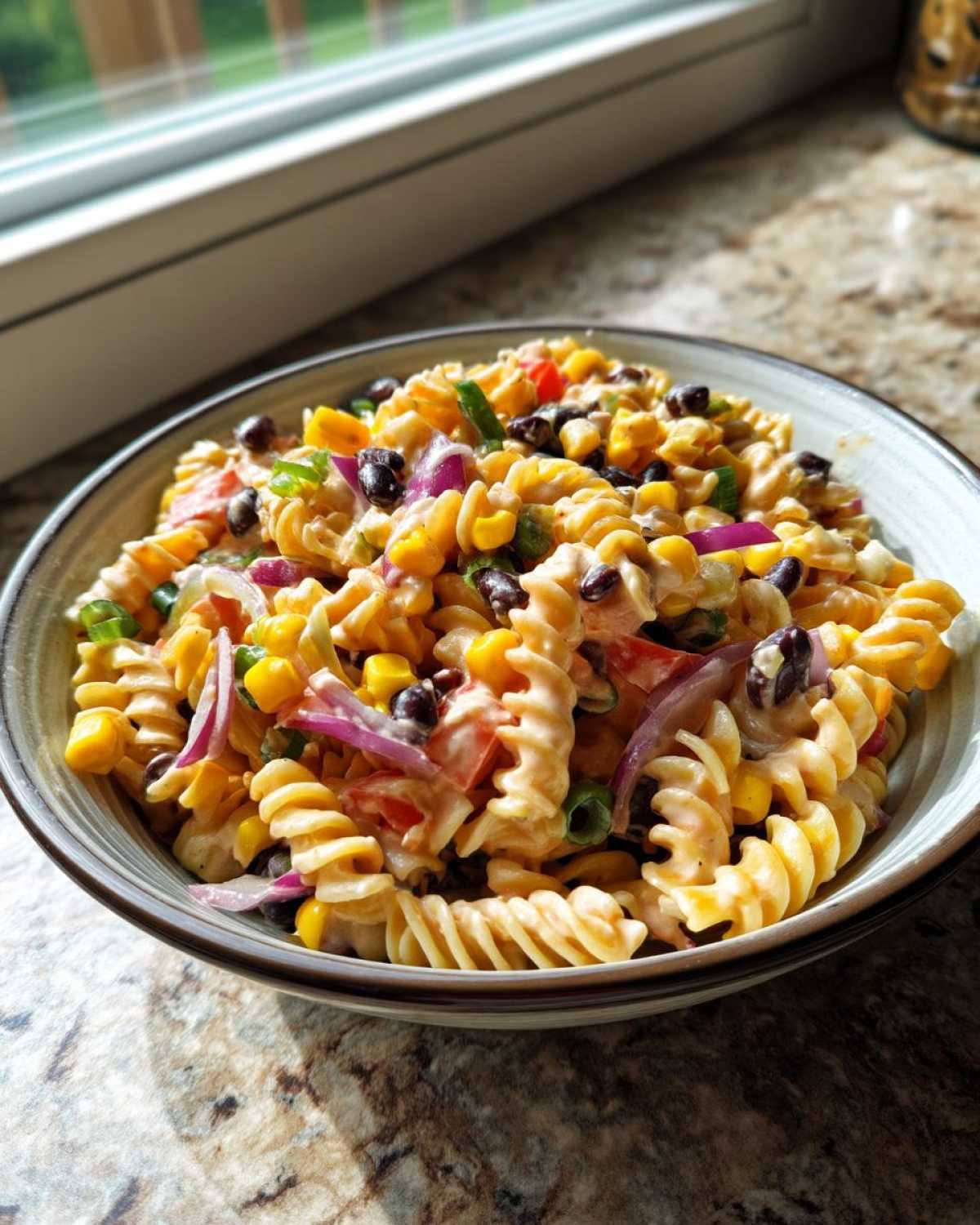 Cowboy Pasta Salad - detail 3