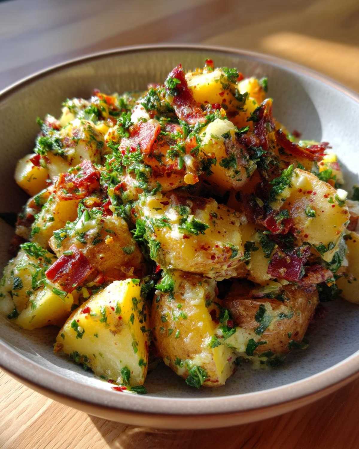german potato salad - detail 2