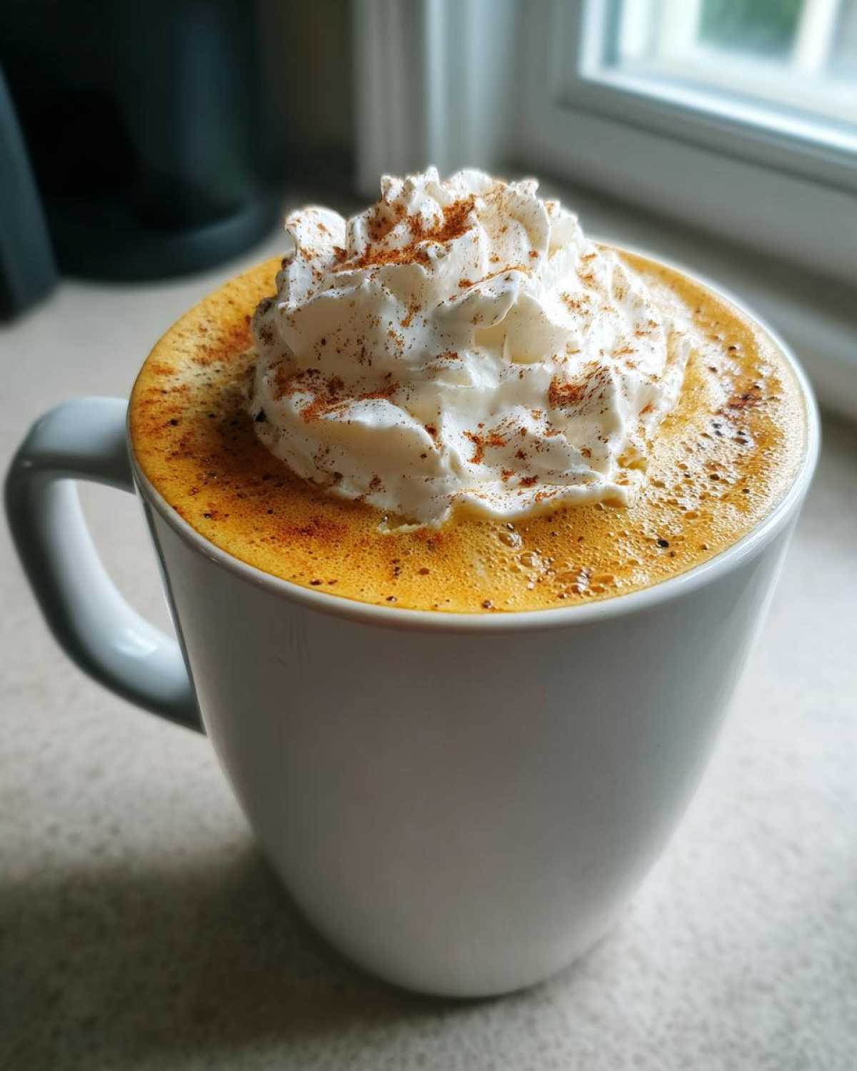 Homemade Pumpkin Spice Latte - detail 1