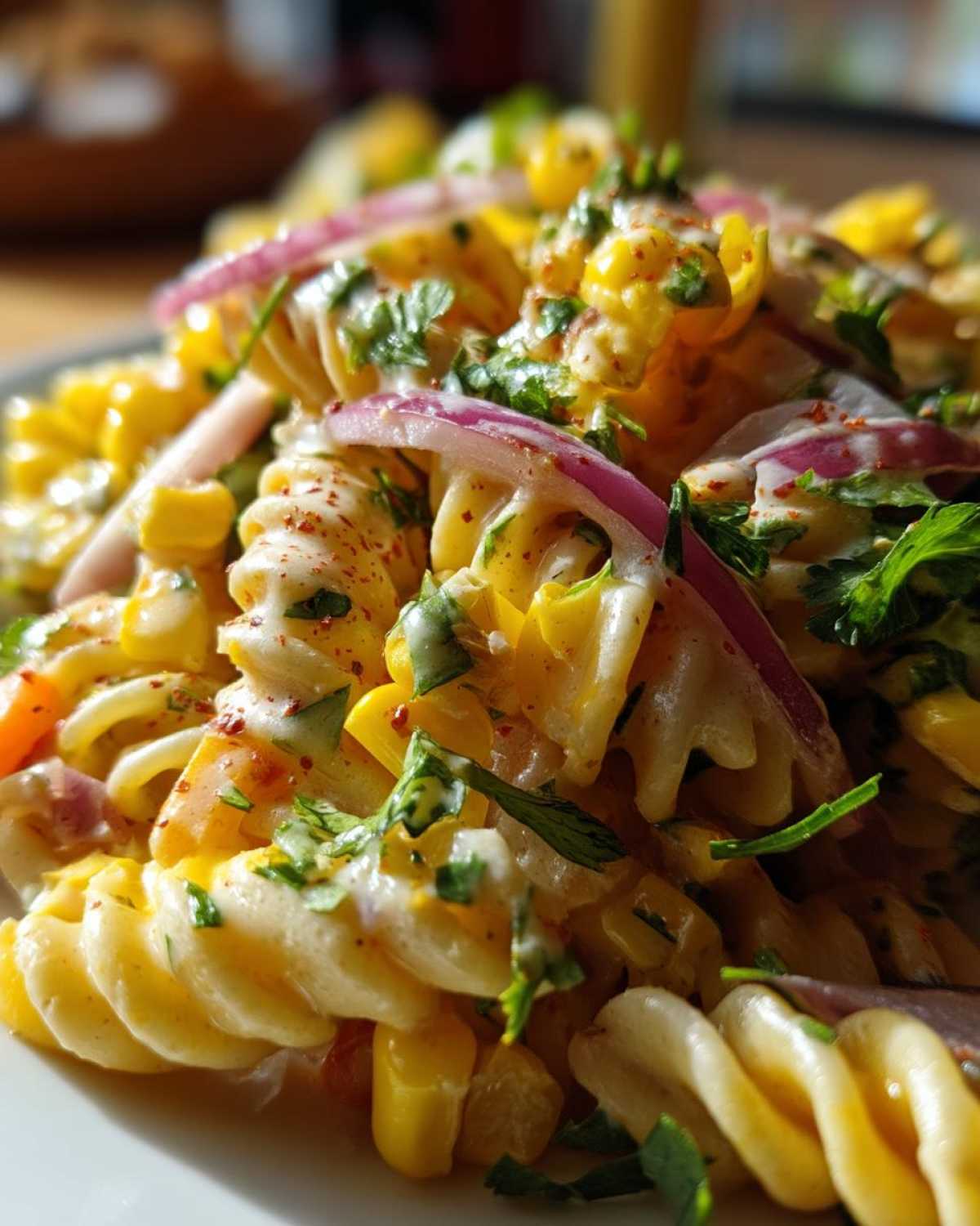 Zesty Mexican-Inspired Corn and Pasta Delight - detail 3