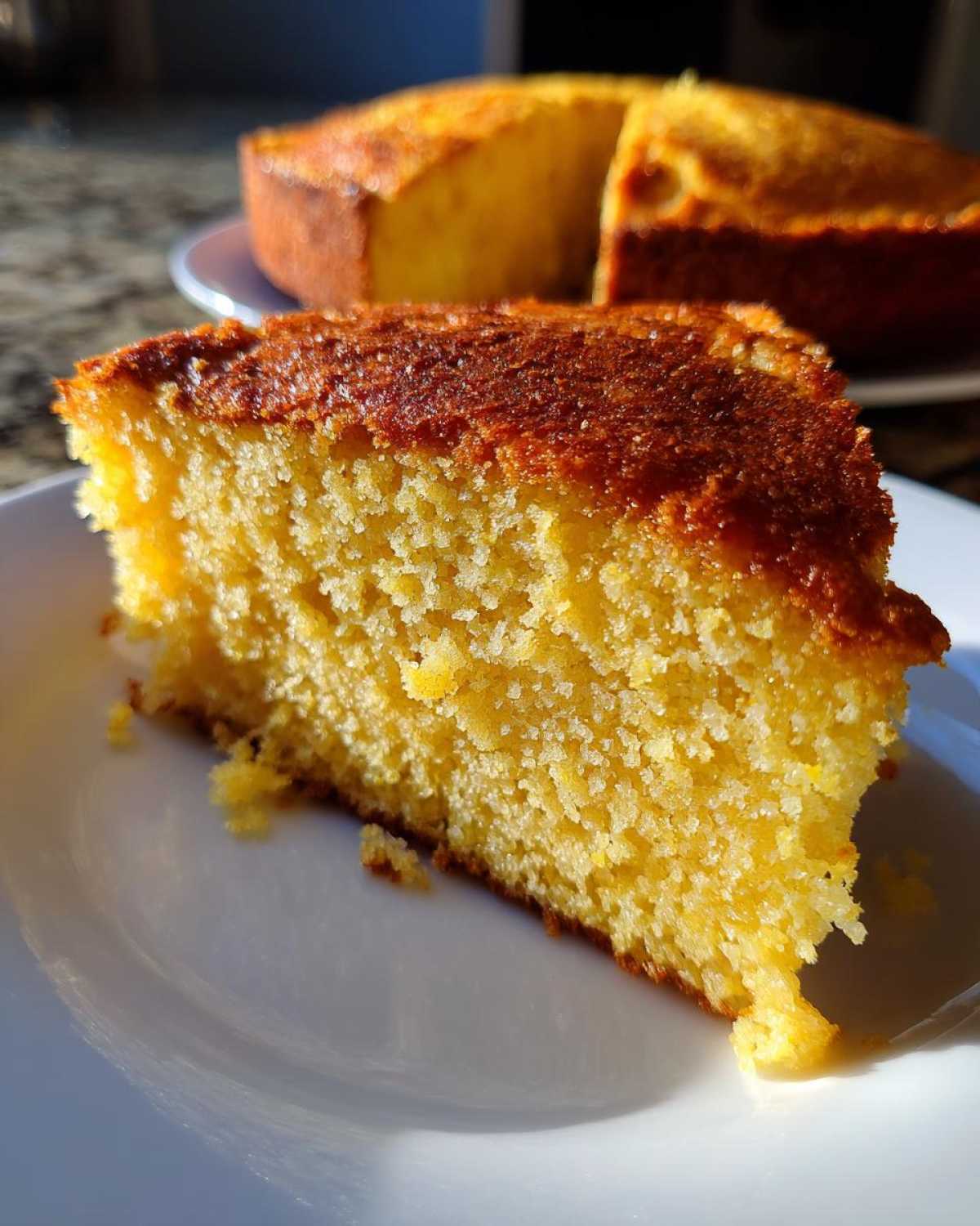 Skillet Honey Cornbread - detail 1