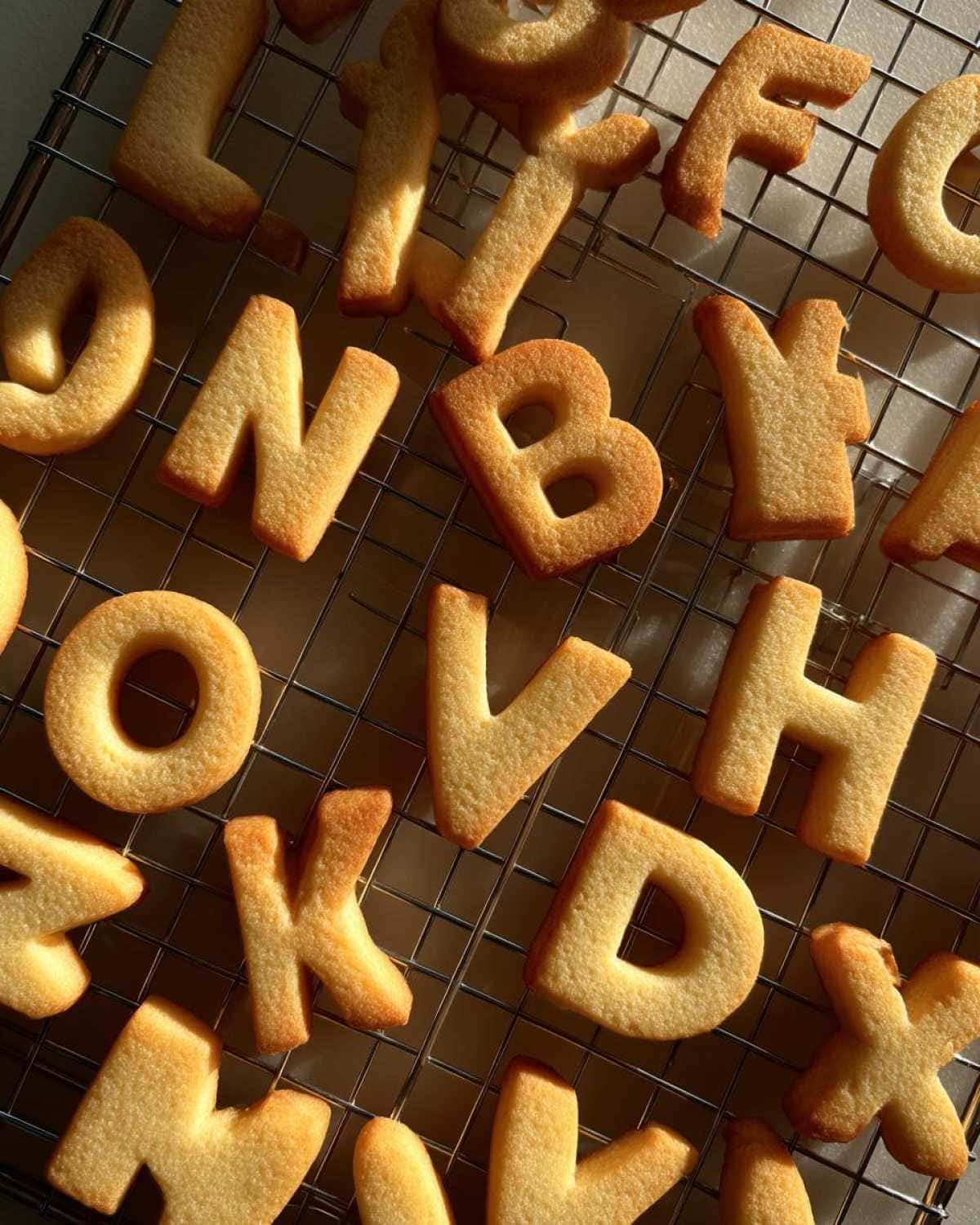 Alphabet & Number Sugar Cookies - detail 1