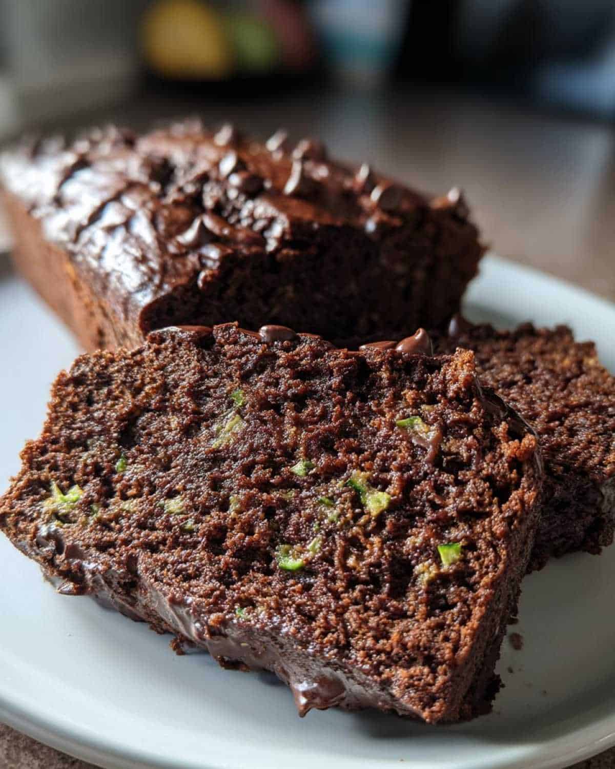 Decadent Double Chocolate Zucchini Bread - detail 2