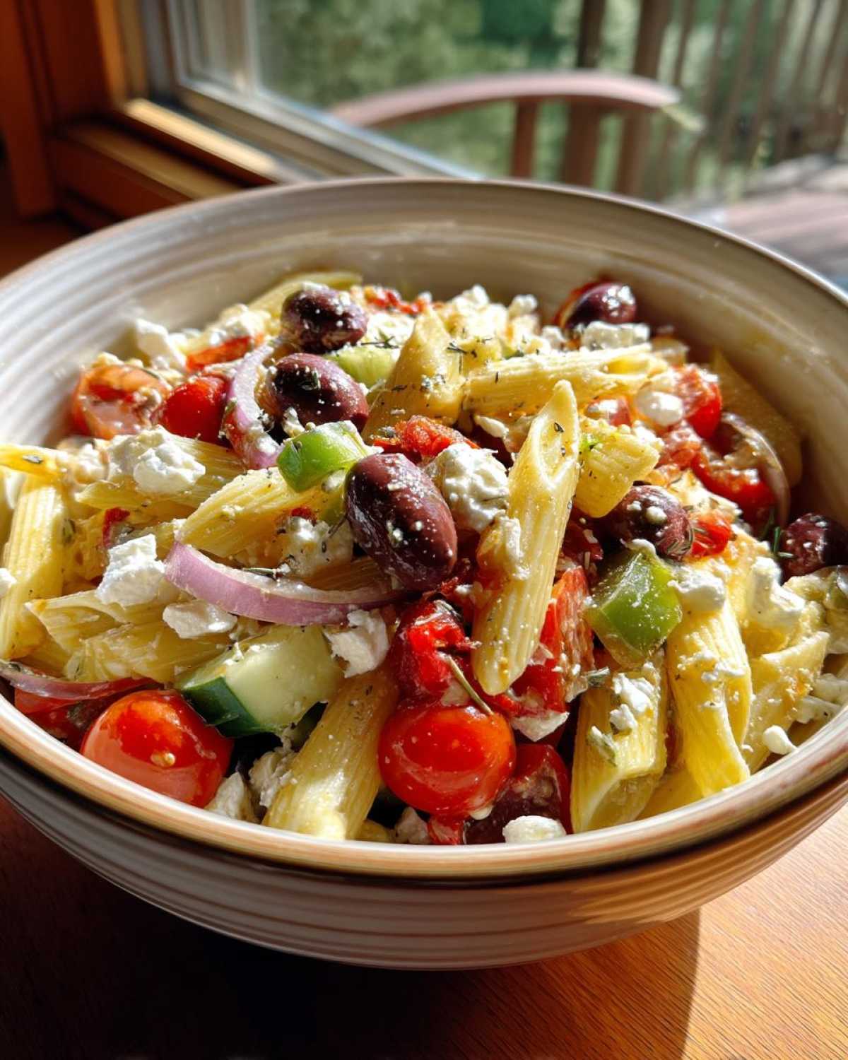 Greek Pasta Salad - detail 2