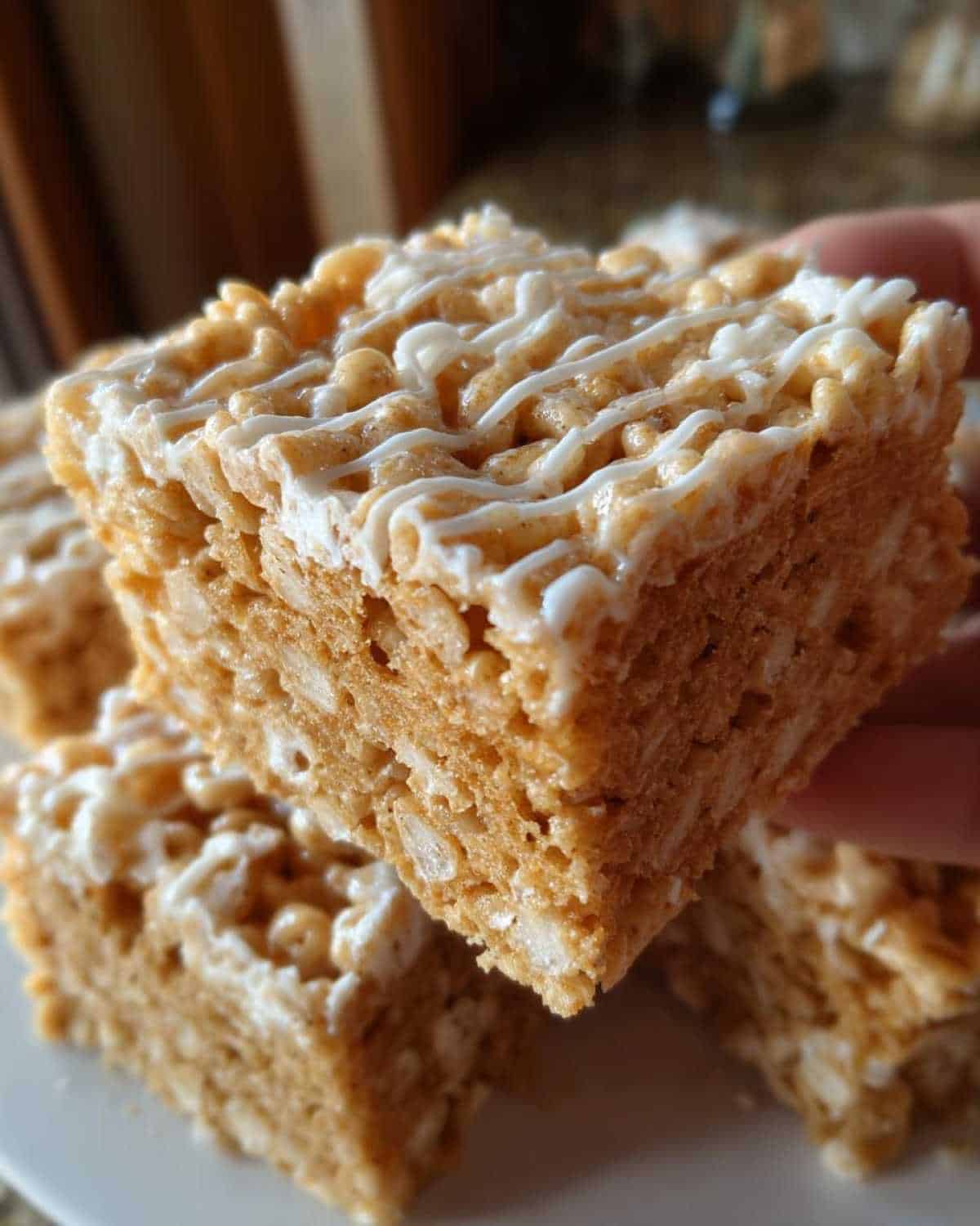 Pumpkin Spice Rice Krispie Treats - detail 2