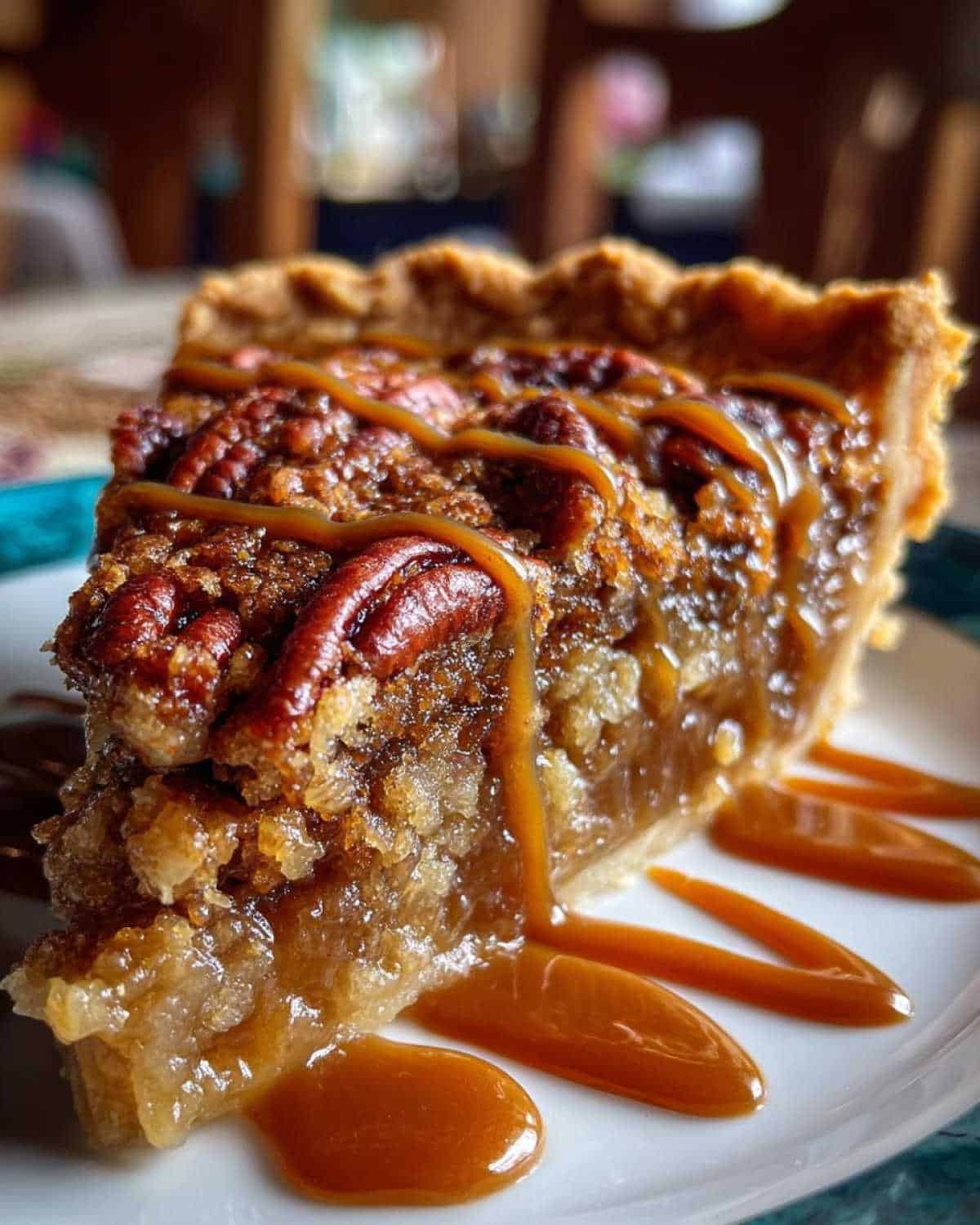 Salted Caramel Bourbon Pecan Pie Cobbler - detail 2