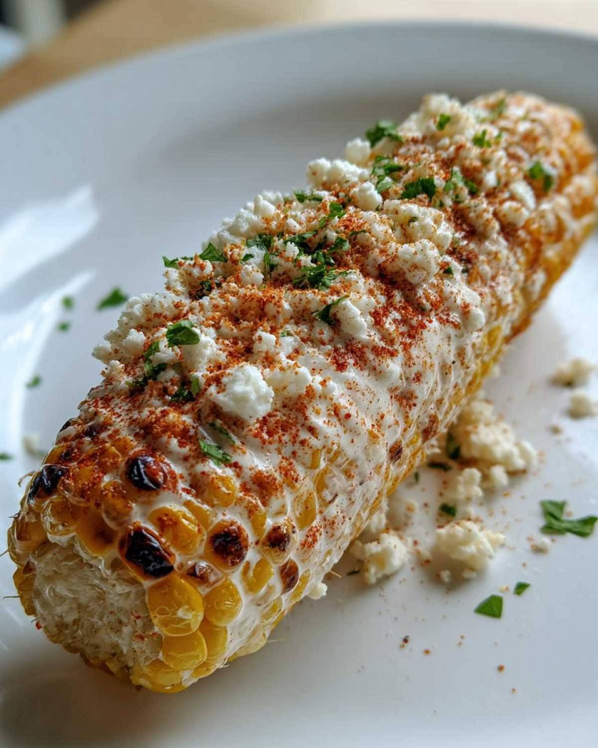 Grilled elote - detail 2