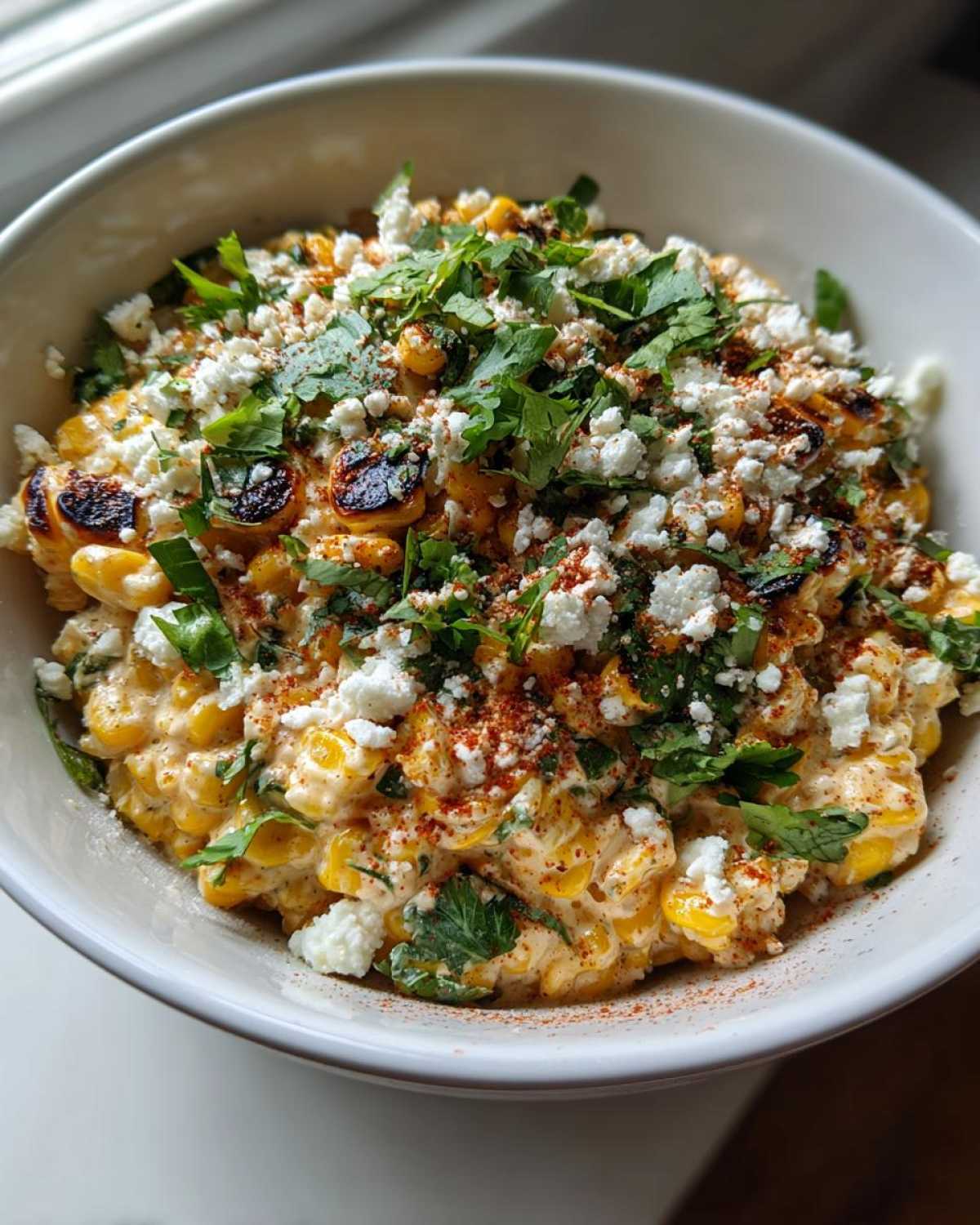 Mexican street corn bowl - detail 3