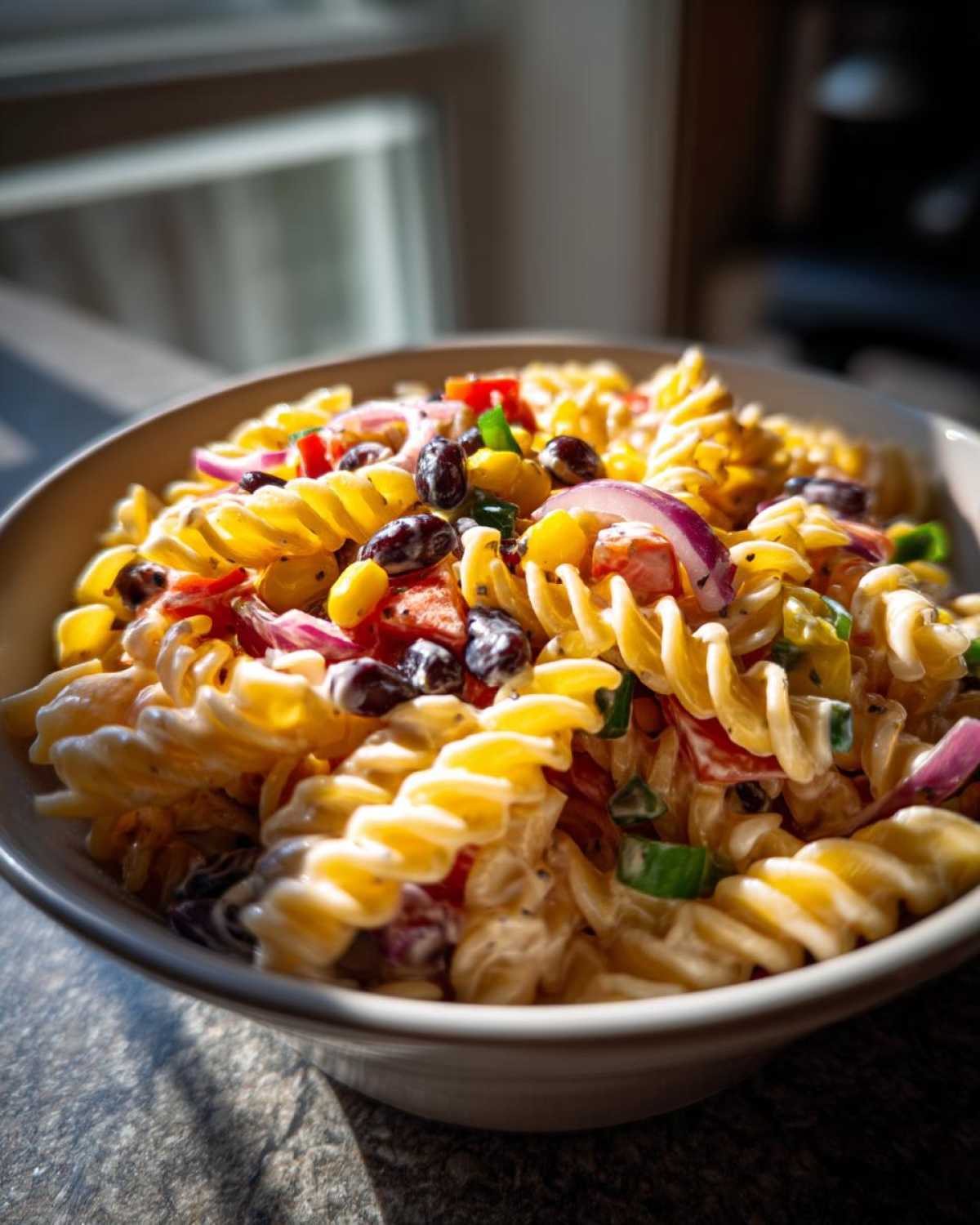 Cowboy Pasta Salad - detail 2