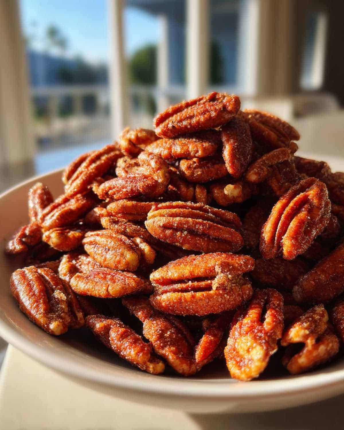 Cinnamon Sugar Roasted Pecans - detail 1