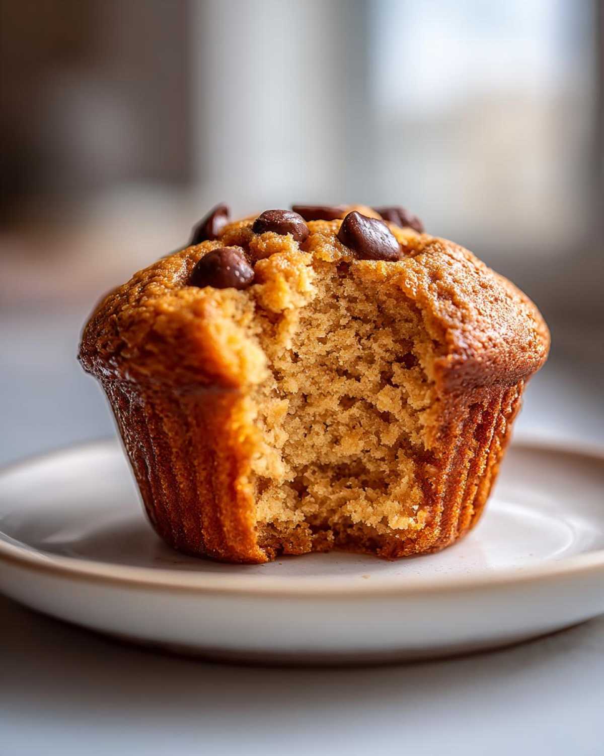 Peanut butter protein muffins - detail 1