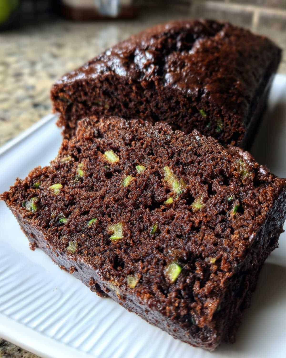 Healthy Chocolate Zucchini Bread (Low Sugar) - detail 3