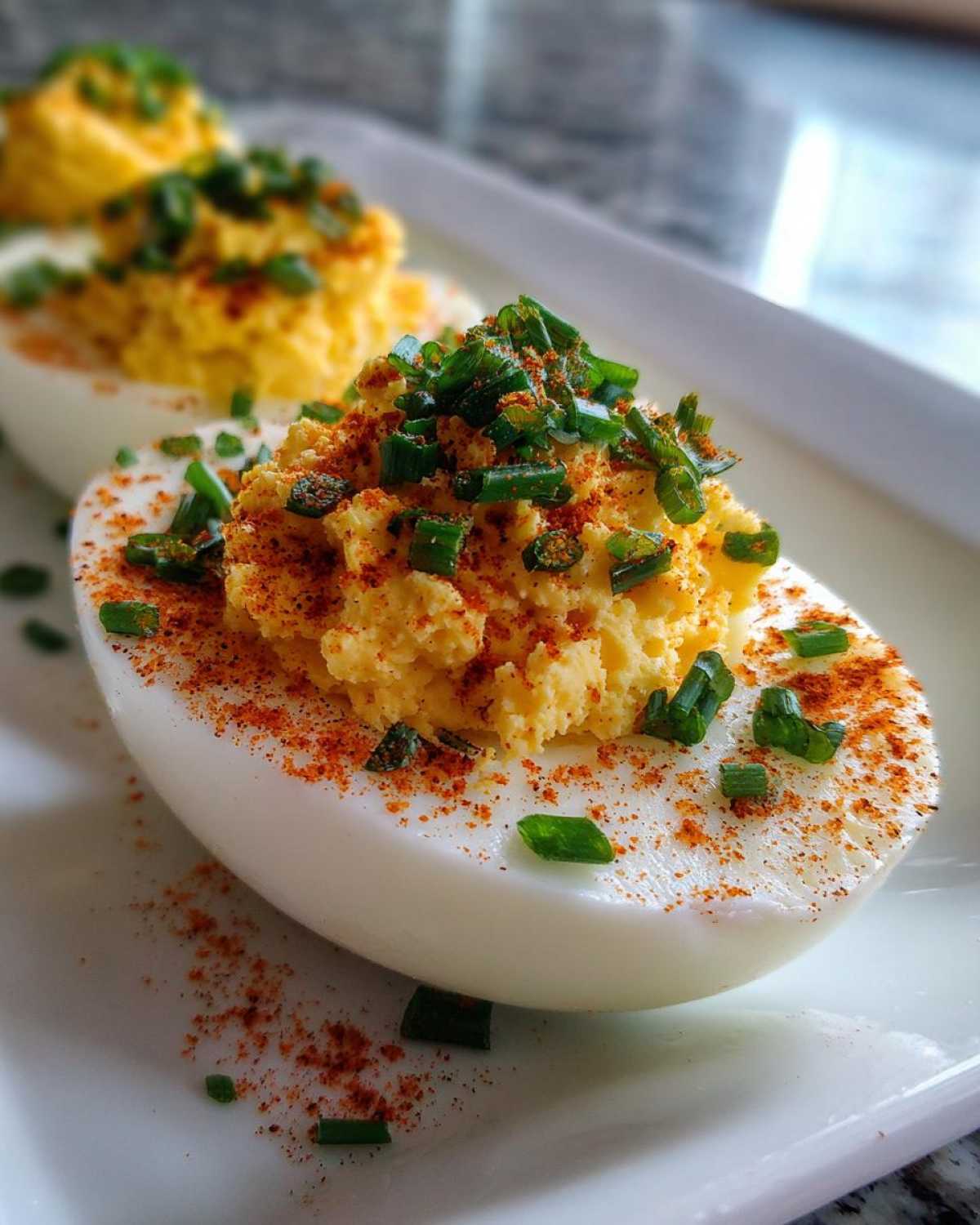 Deviled eggs garnishes - detail 4