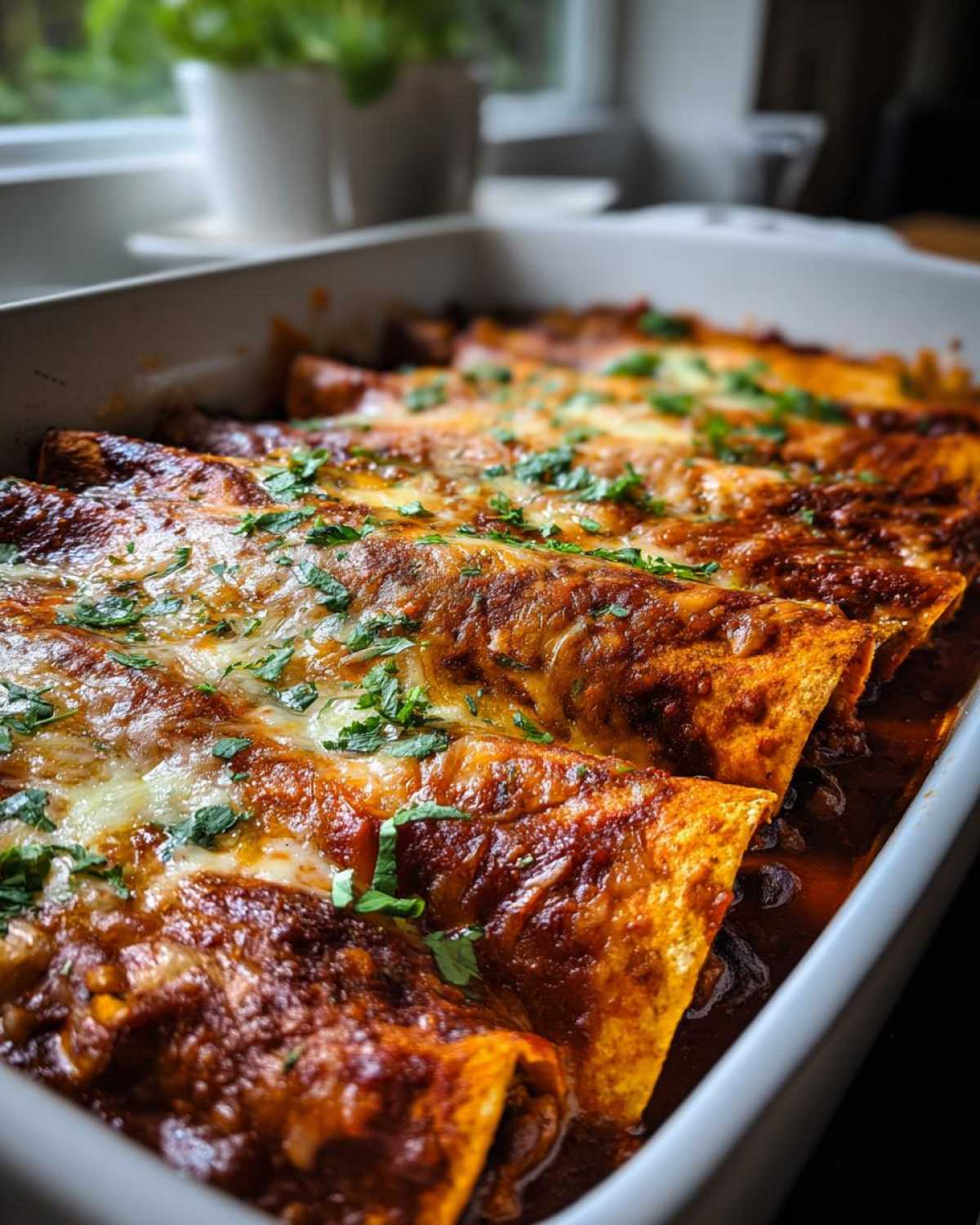 Sweet Potato & Black Bean Enchiladas - detail 4