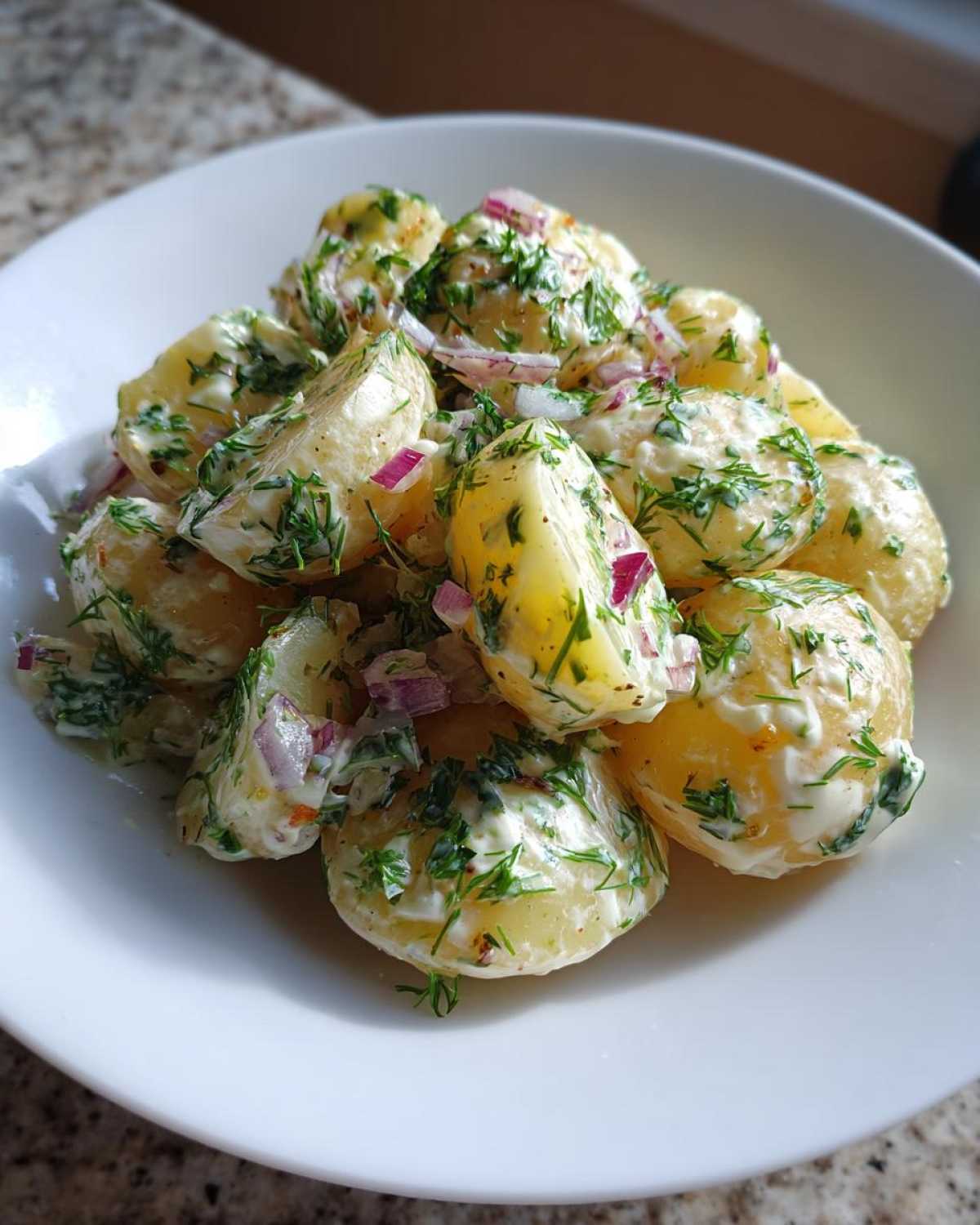 New potato salad - detail 3