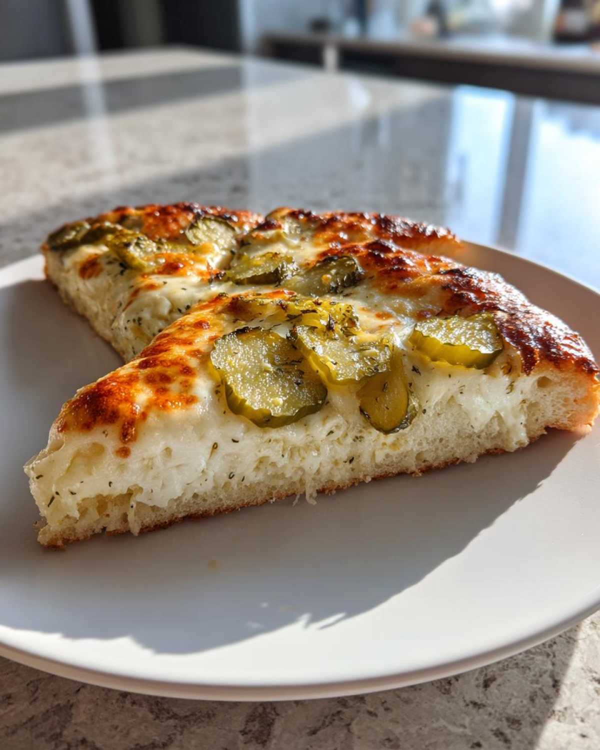 Dill Pickle Pizza - detail 2