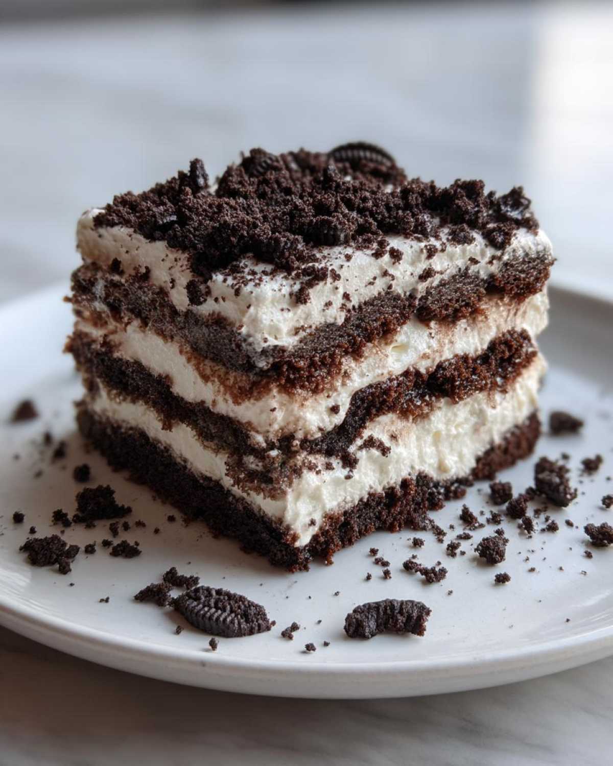 Layered Oreo Icebox Cake (No-Bake) - detail 1