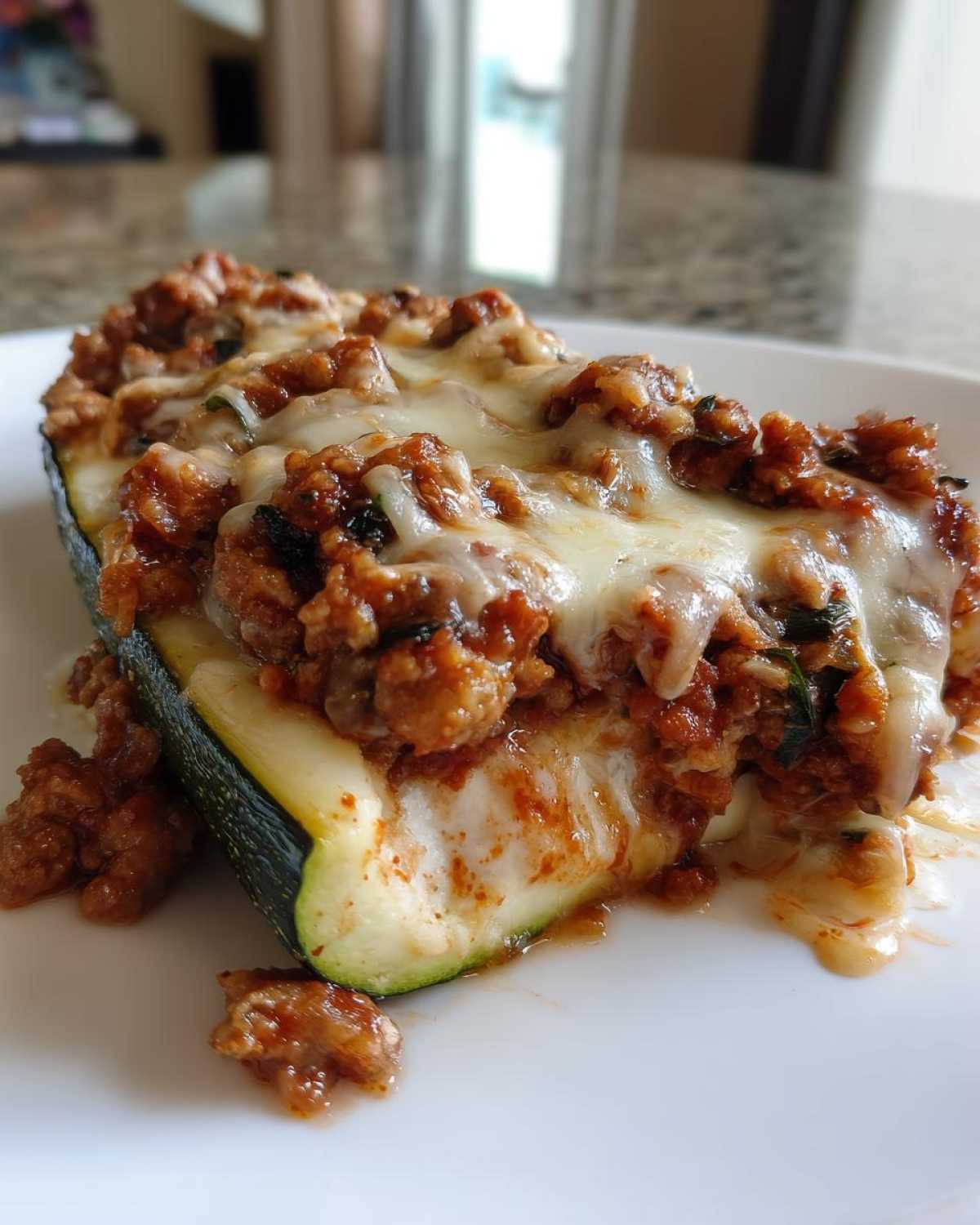 Stuffed Zucchini Boats - detail 1