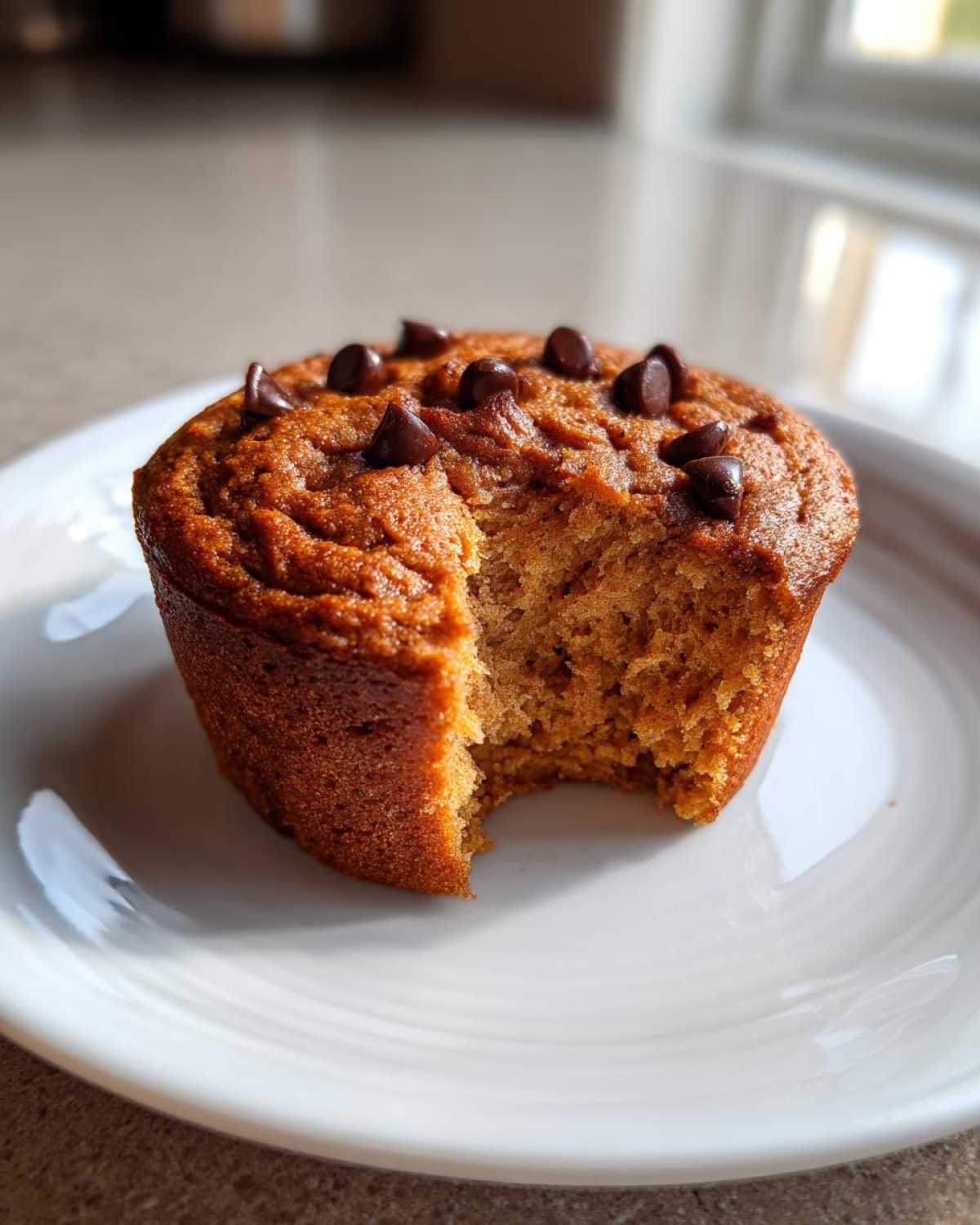 Peanut butter protein muffins - detail 3