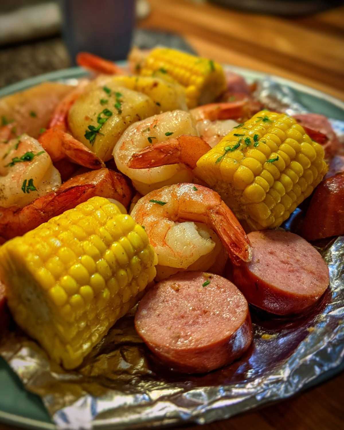 Shrimp Boil Foil Packets (with Corn and Sausage) - detail 4